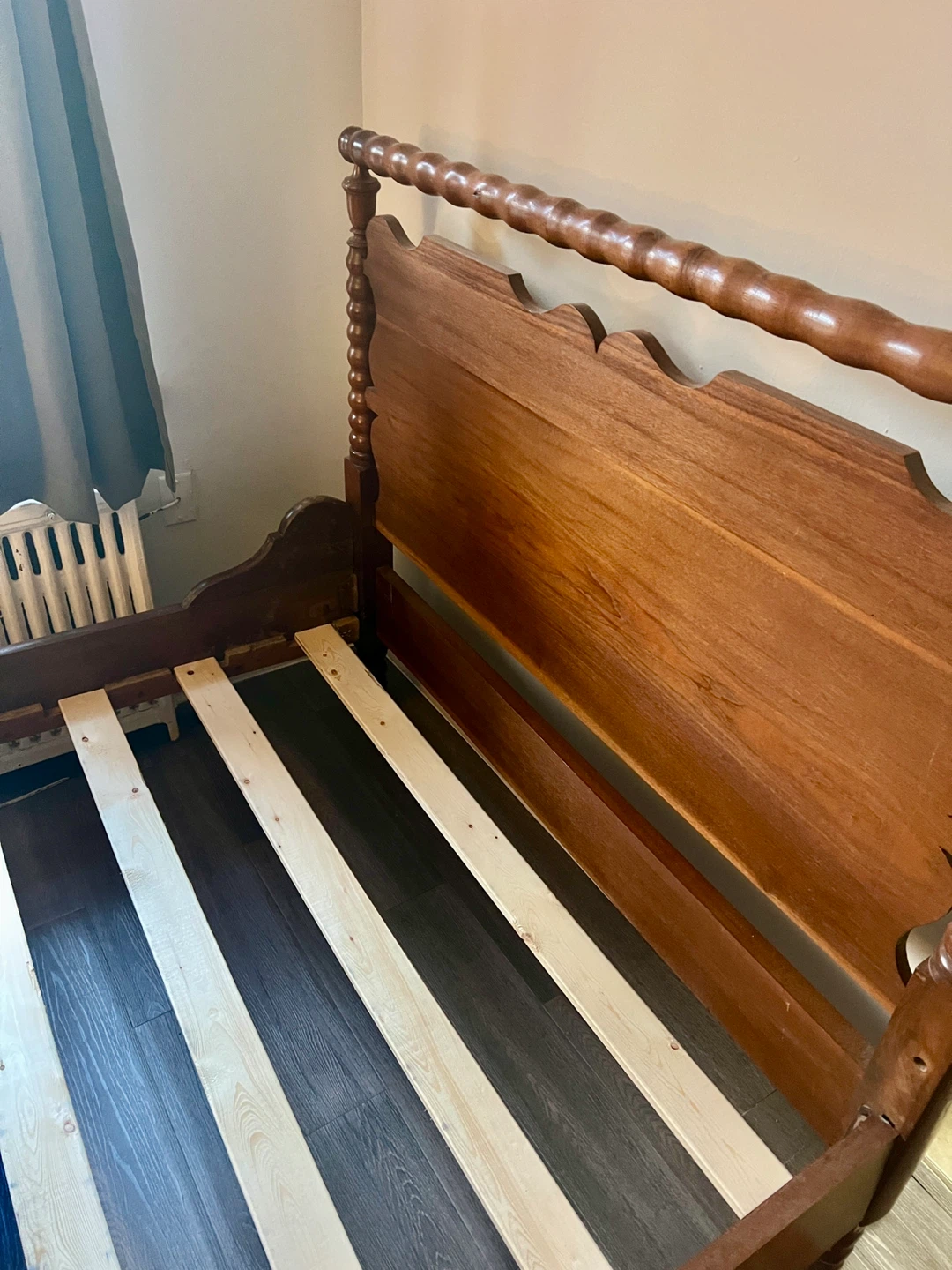 Solid Oak Double Bed Frame – Handmade Solid Wood - photo 2