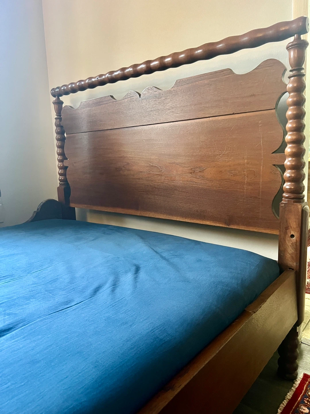 Solid Oak Double Bed Frame – Handmade Solid Wood - photo 4