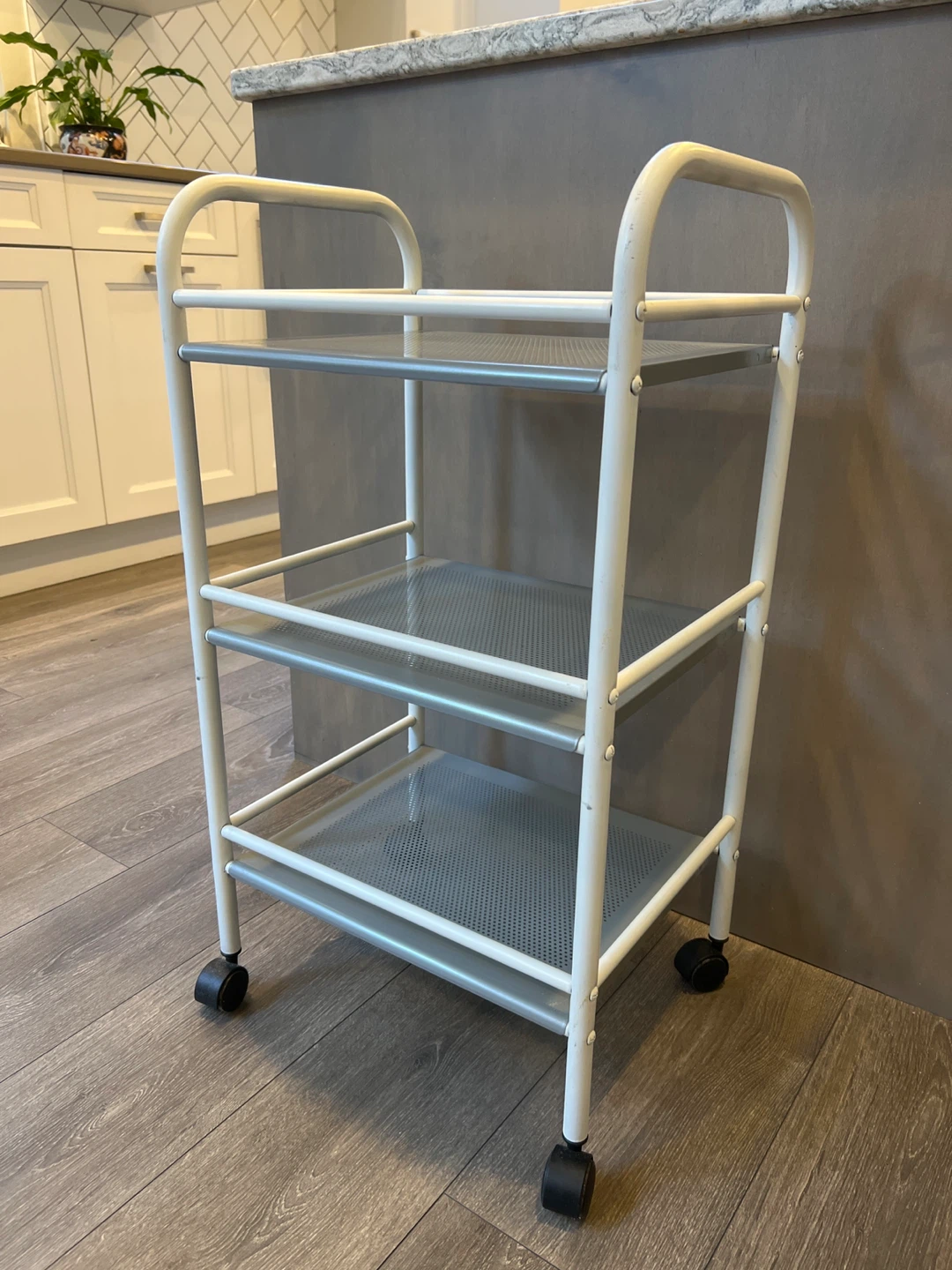 Storage cart on wheels