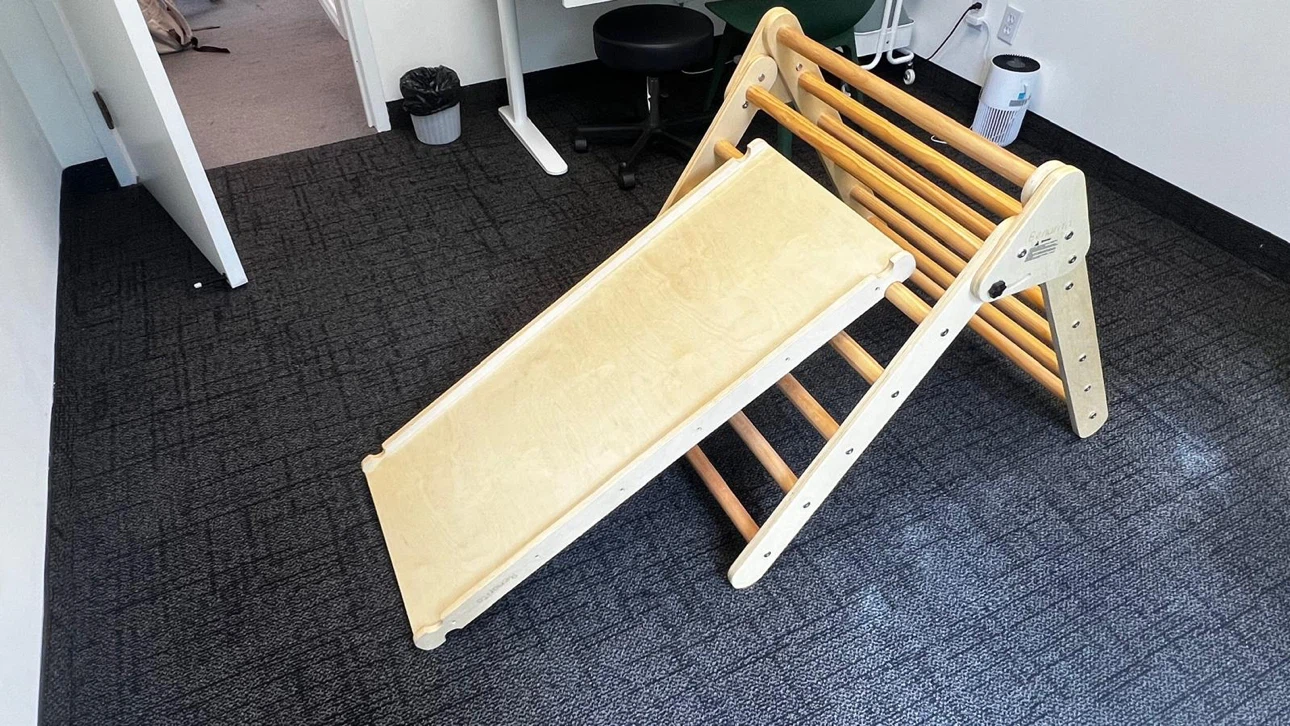 Benarita Wooden Climbing Triangle and Slide - photo 2