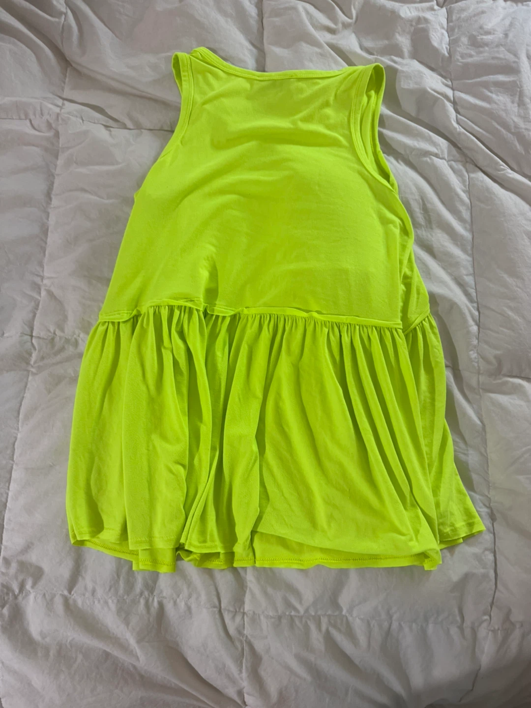 🏈 Discount Divas Boutique neon yellow tank top - photo 2