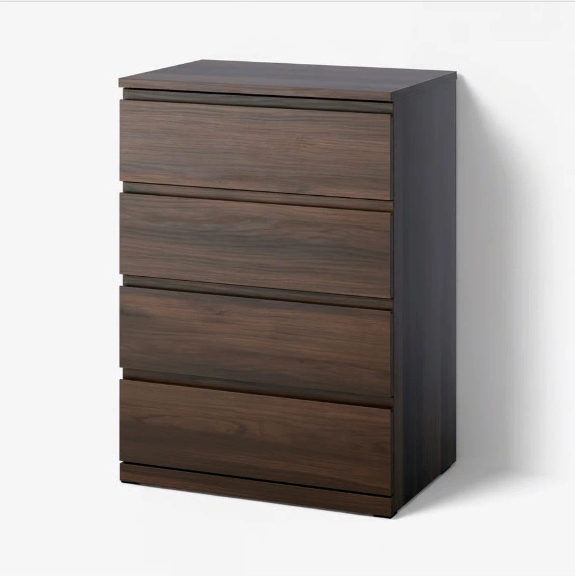 IKEA Malm 4-Drawer Dresser Black-Brown - photo 3