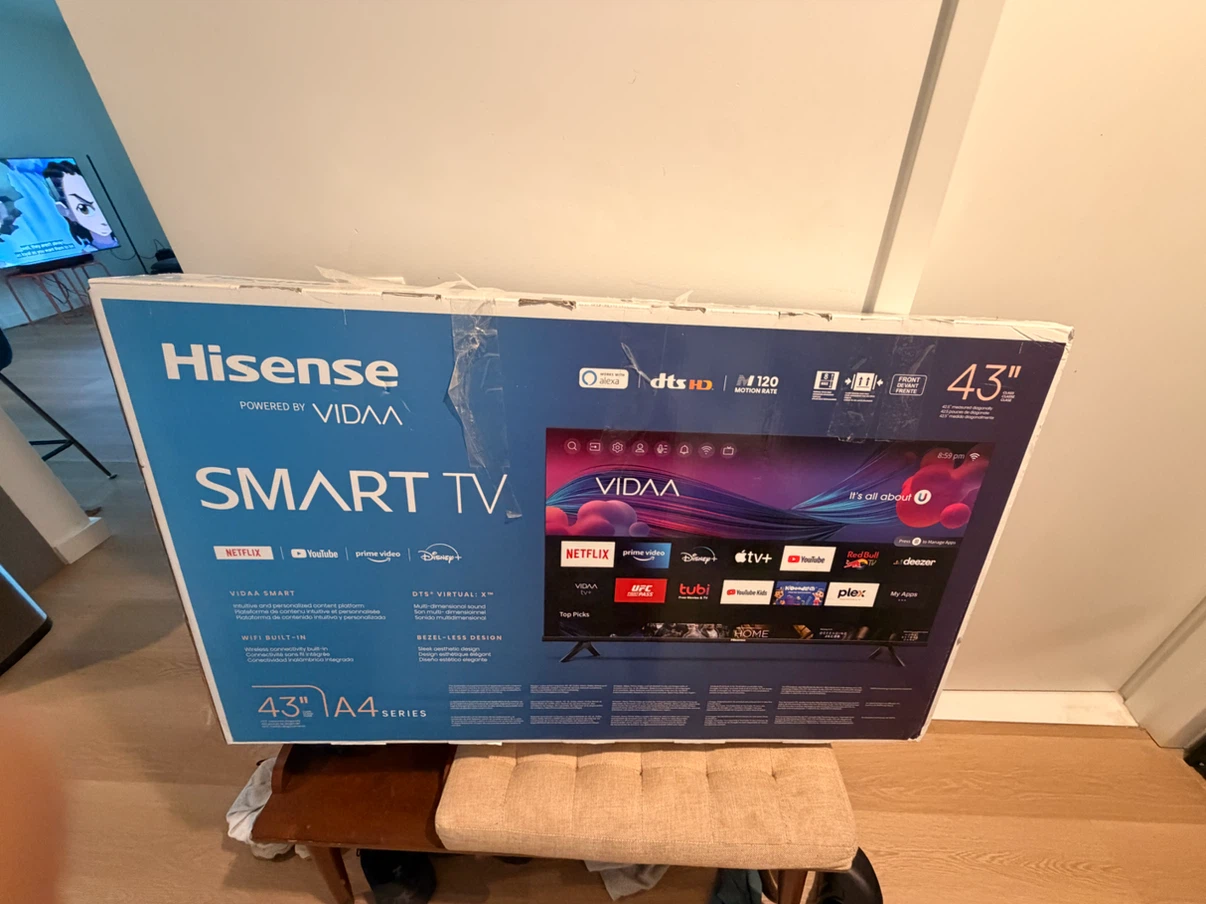 Hisense 43 Inch A4 Series Smart TV