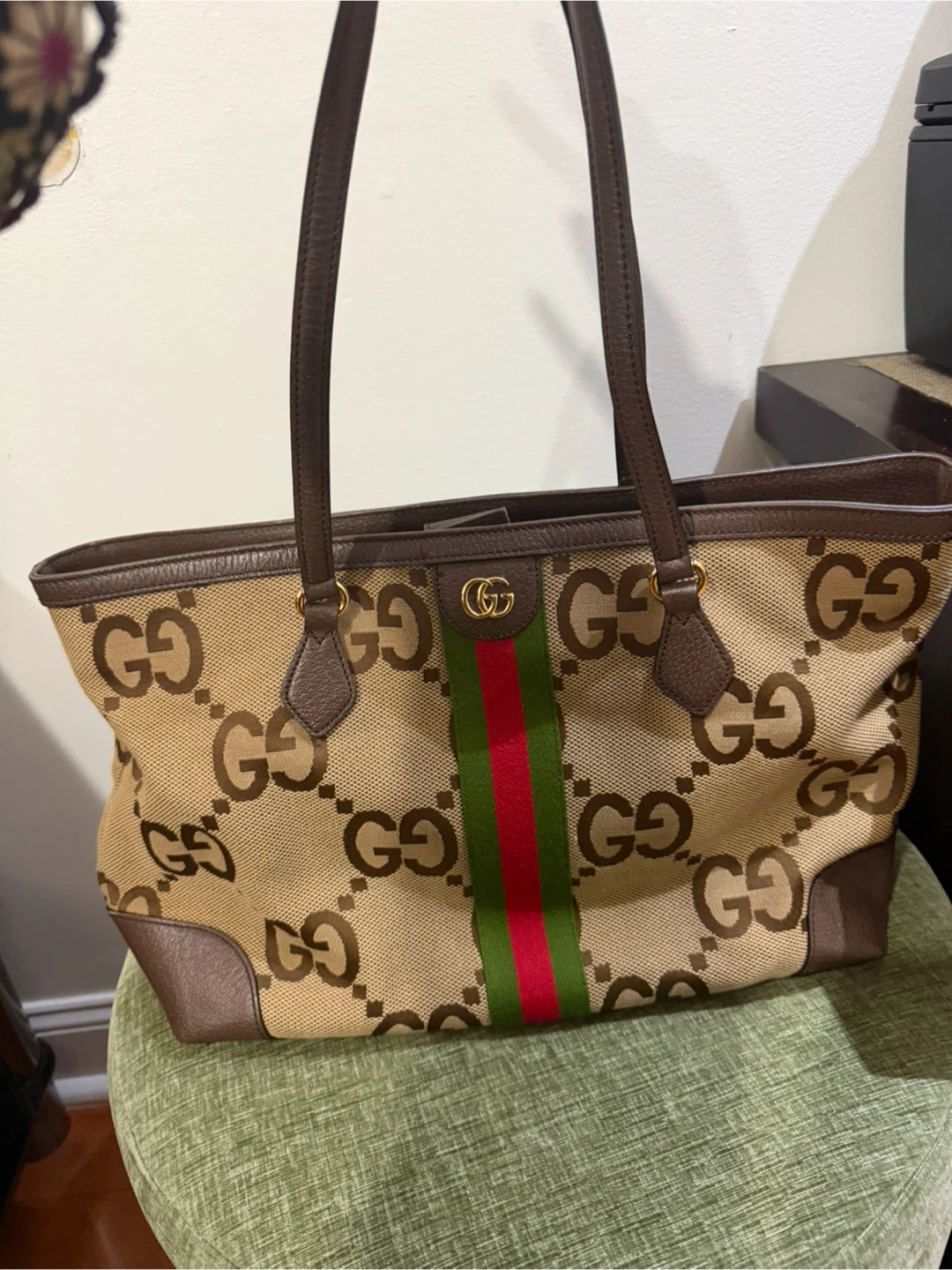 Gucci GG Supreme Canvas Tote Bag