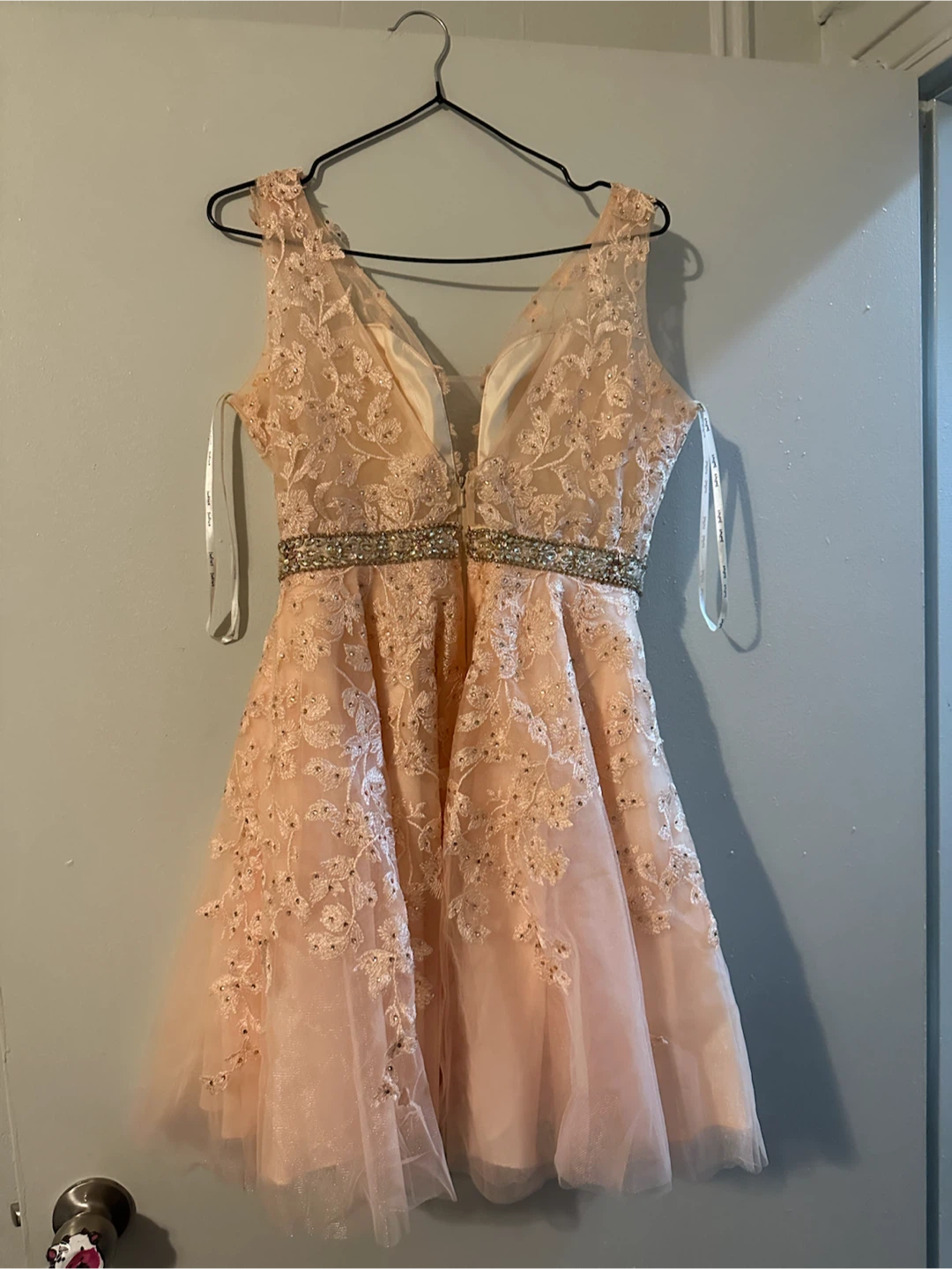 Juliet Pink Lace Dress Size M - photo 2