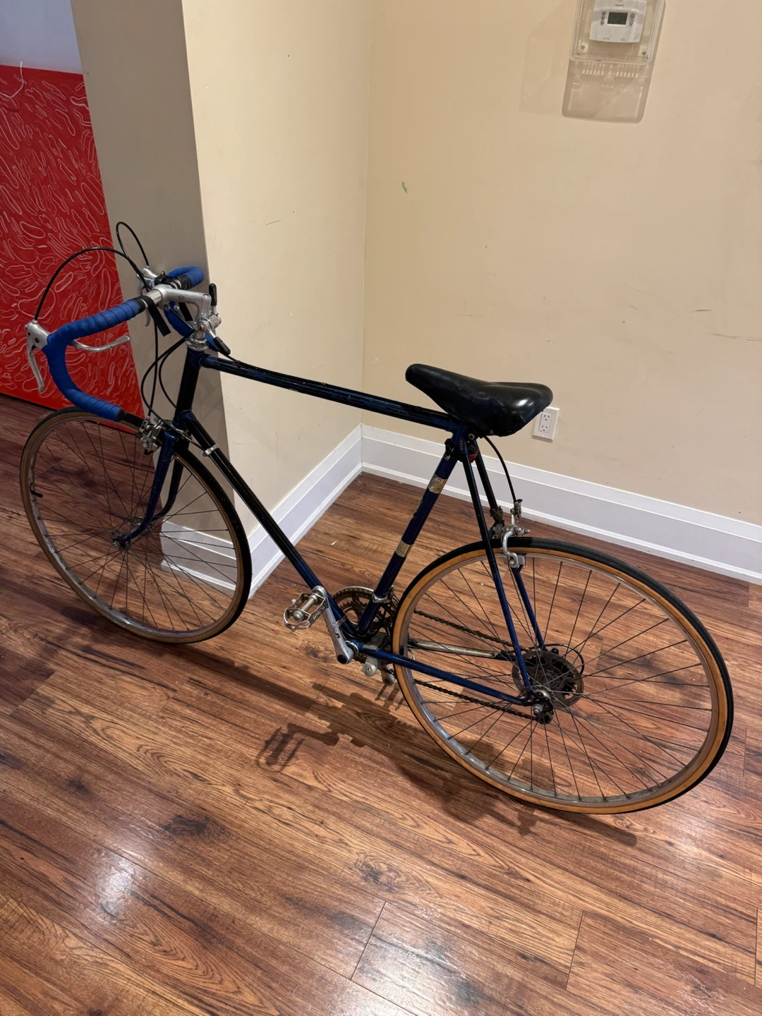 Vintage Road Bike Blue