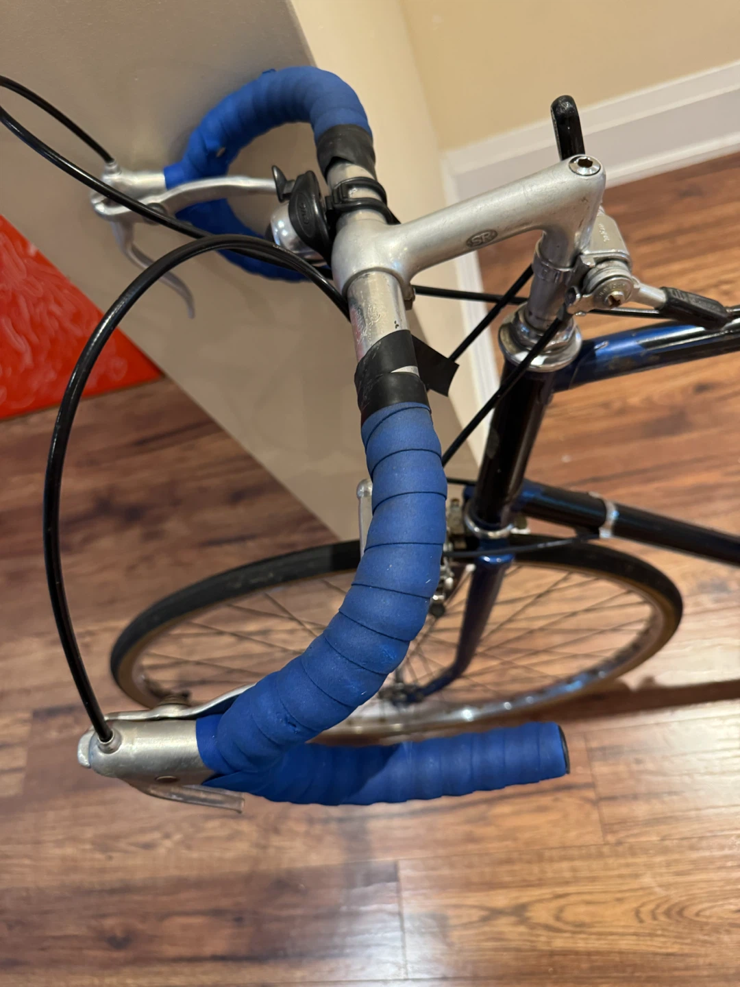 Vintage Road Bike Blue - photo 4