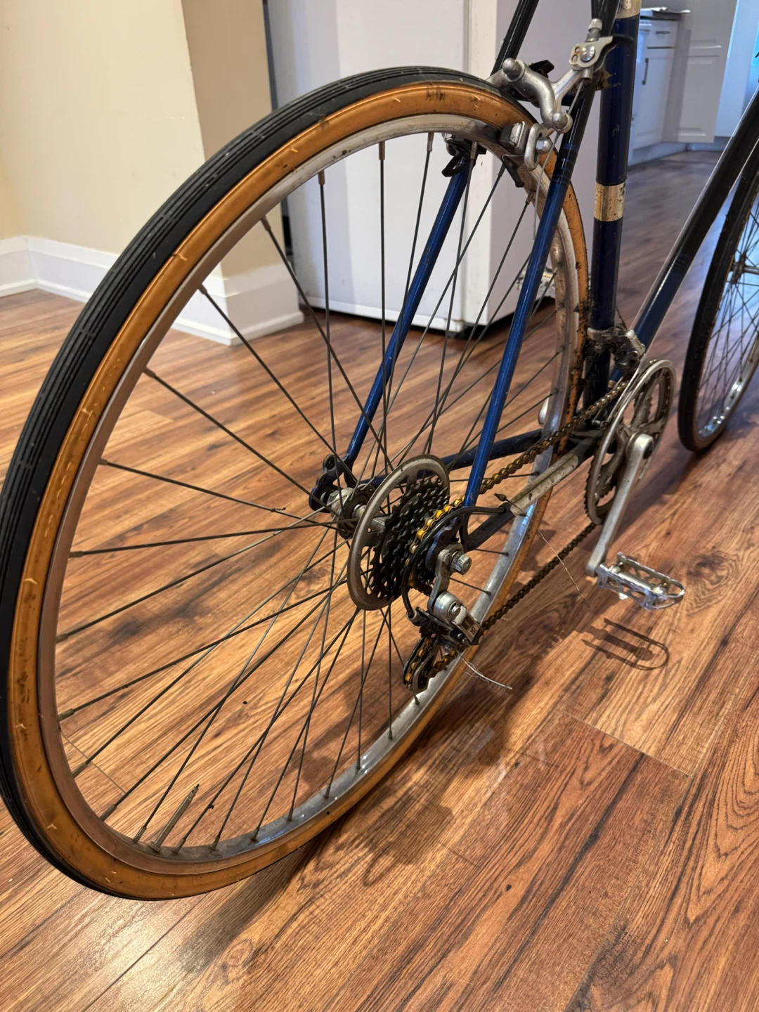 Vintage Road Bike Blue - photo 5