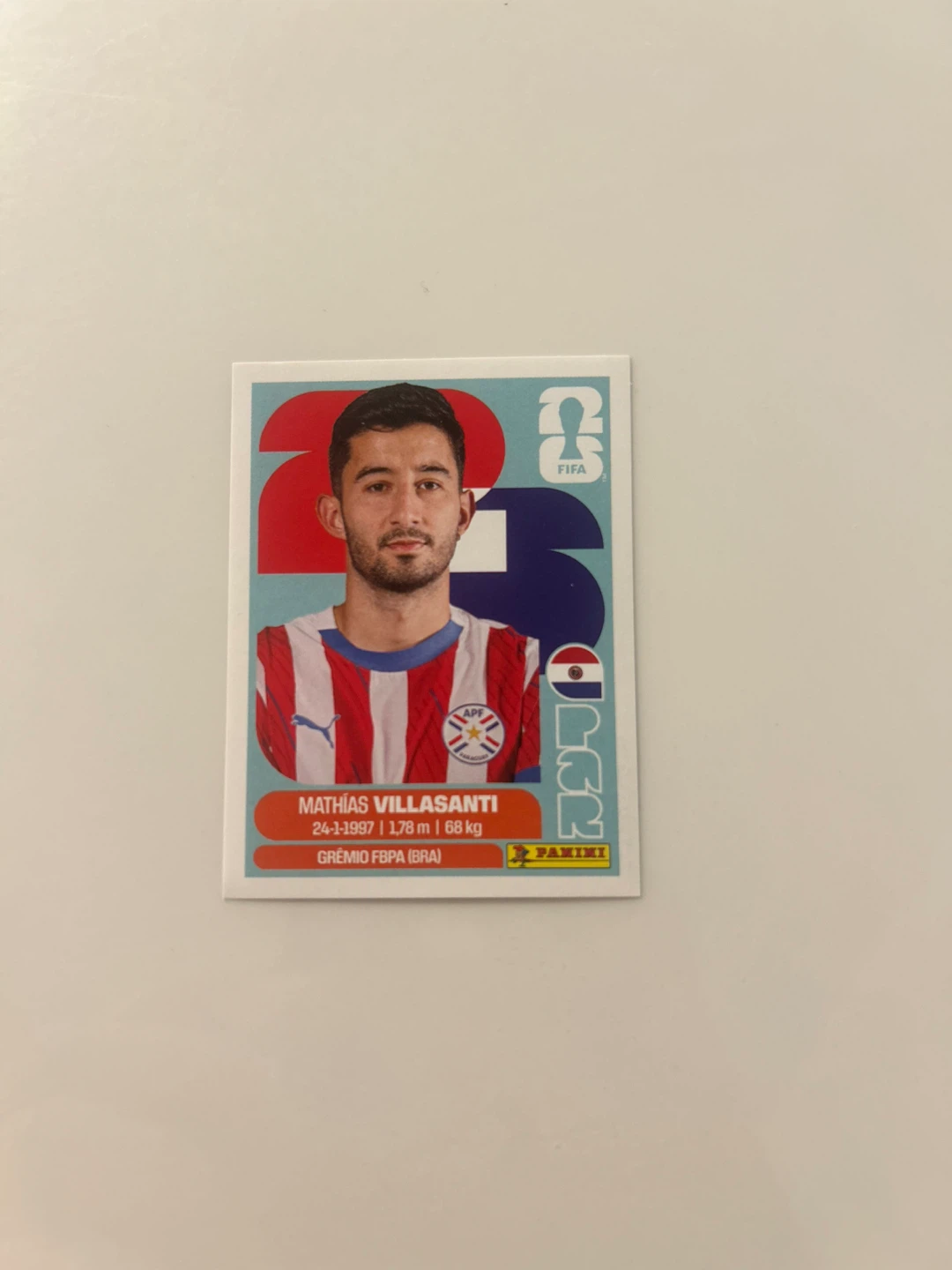 Panini FIFA World Cup 2026 Mathias Villasanti Card
