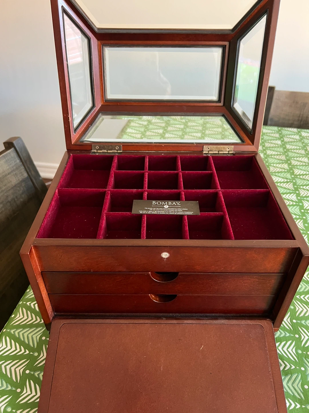 Bombay Company Wooden Jewellery Box - photo 2