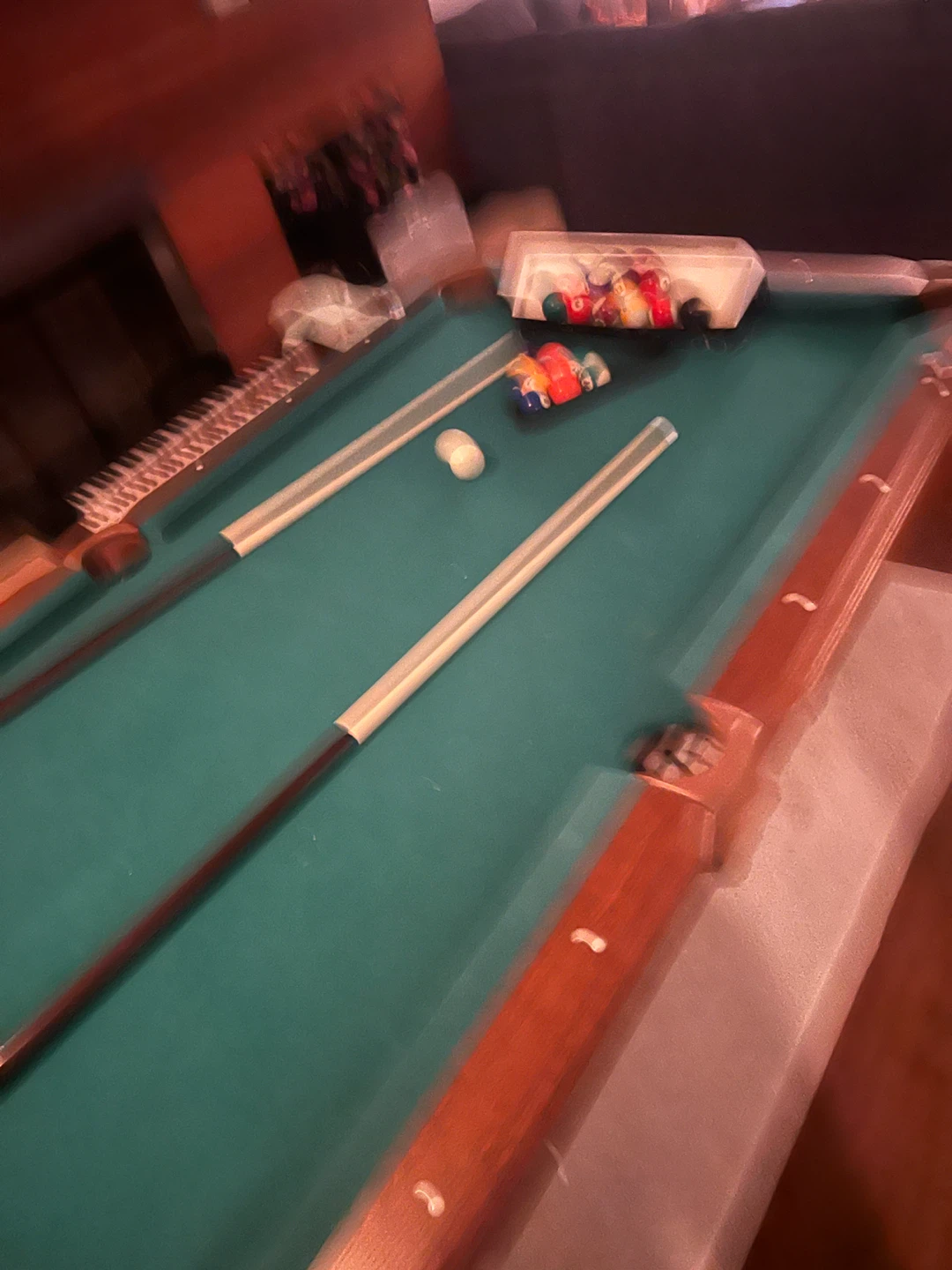 Classic wooden pool table - photo 3