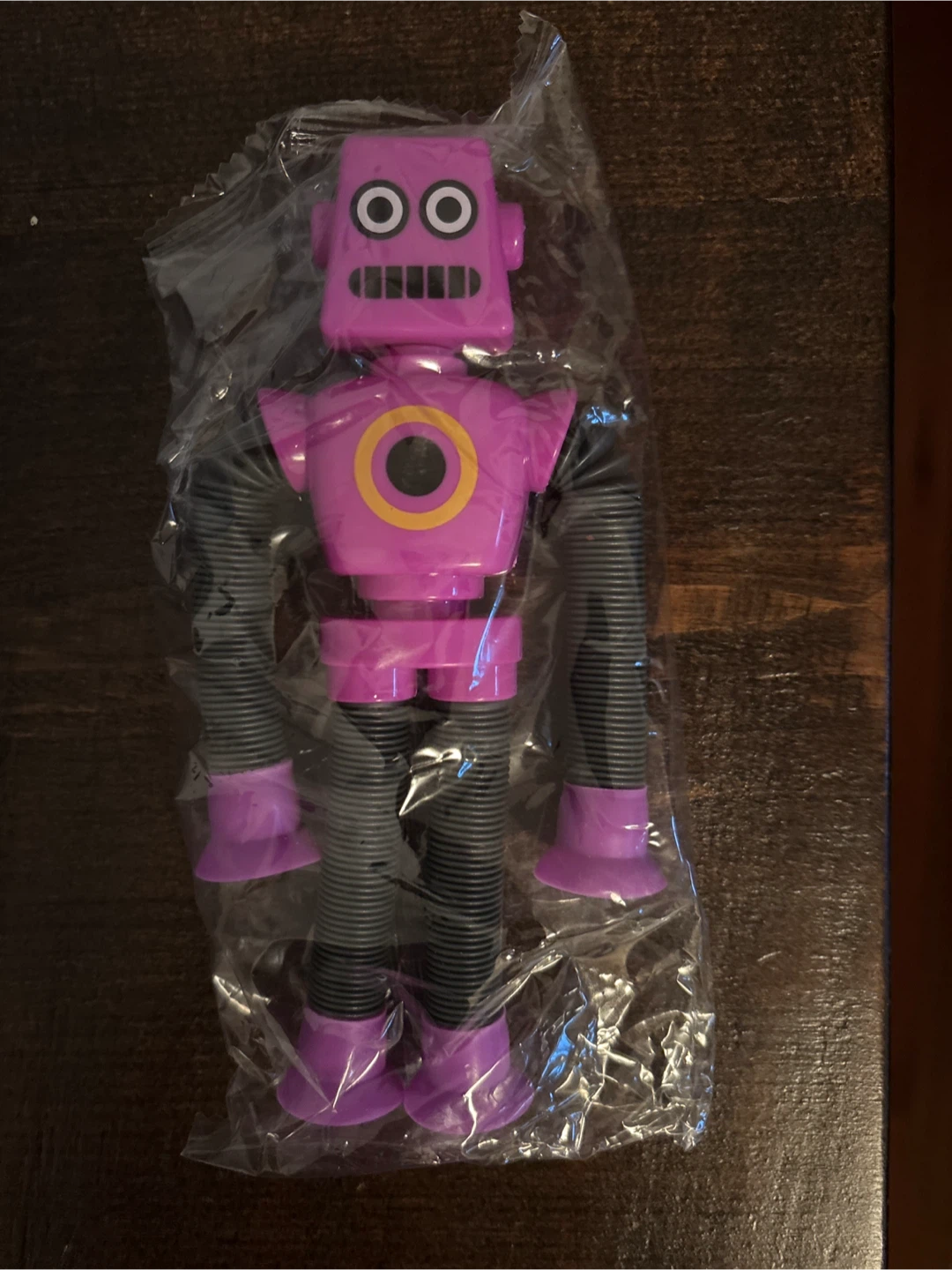 🏈 Purple Robot Pop Tube Fidget Toy