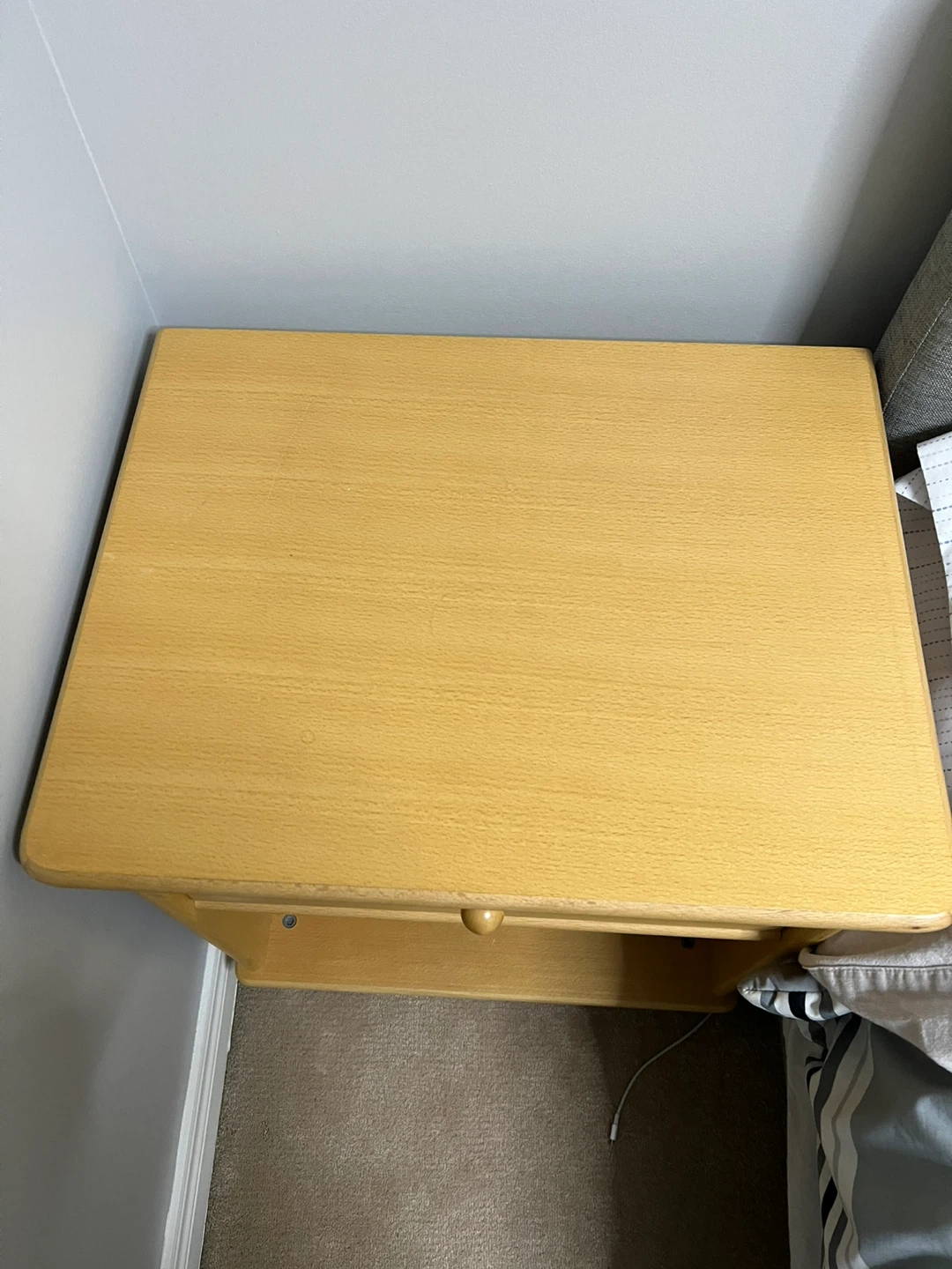 Light Wood Nightstand - photo 2