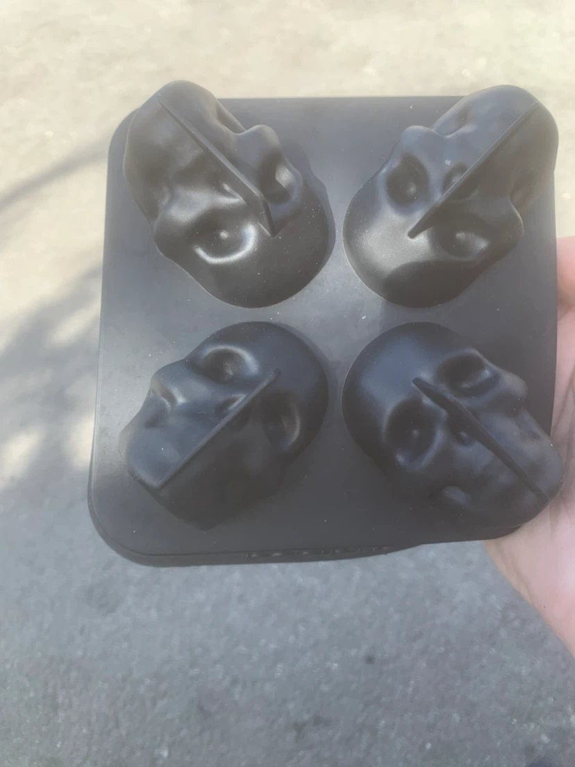 Shaped Silicone Skull mold
