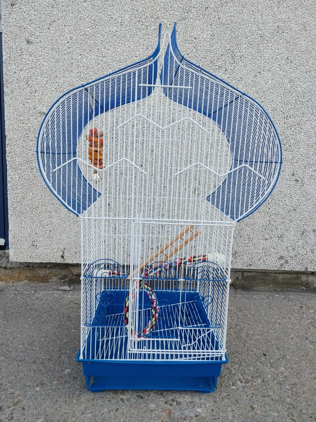 Blue and White Bird Cage - photo 2