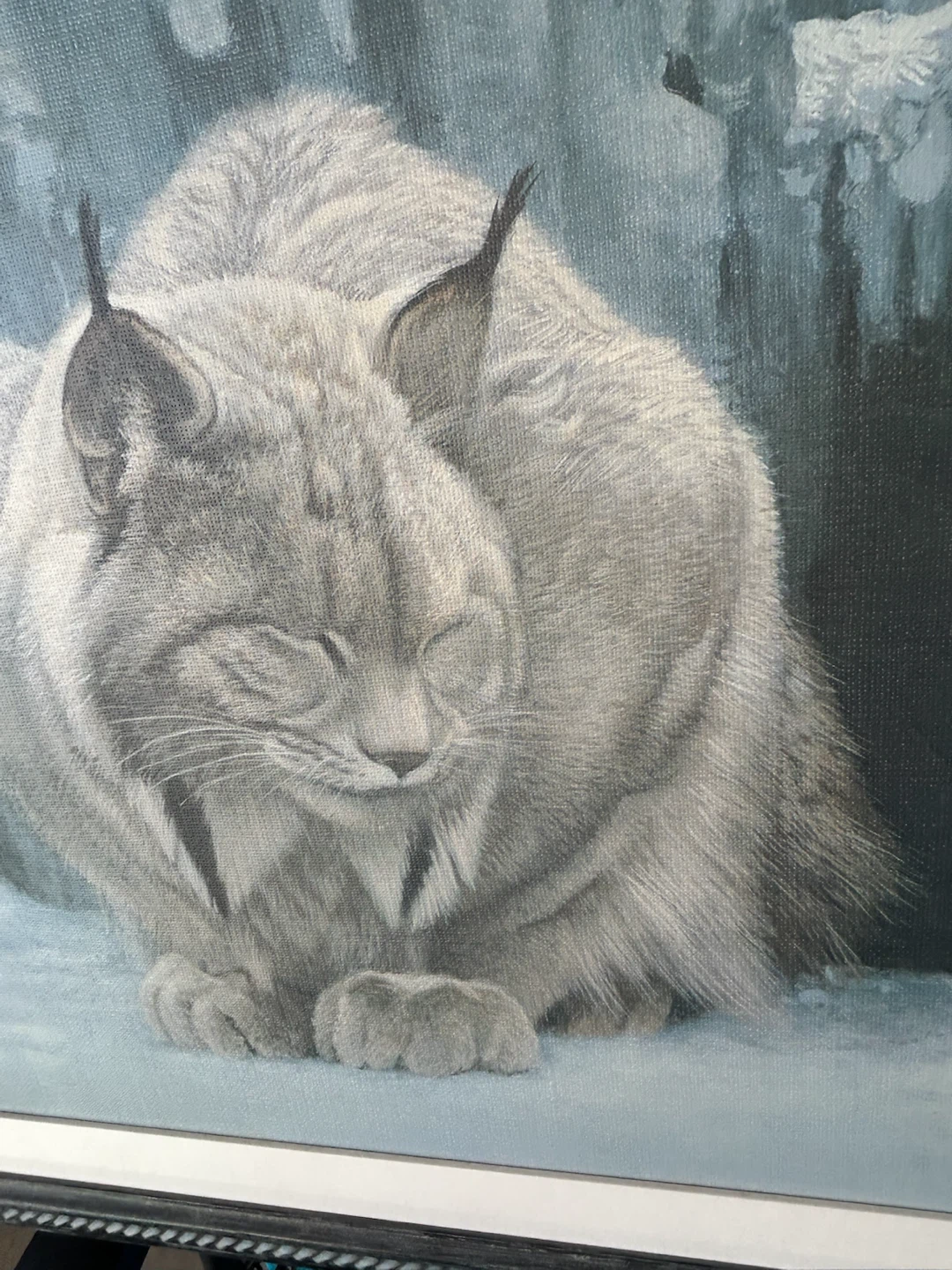 Robert Bateman Lynx Framed Print 1987 - photo 4