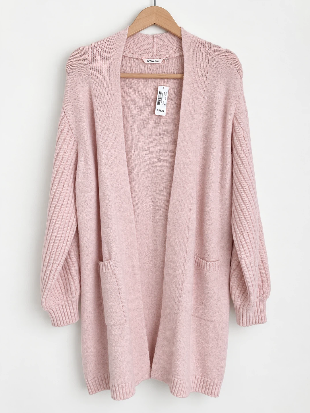 NEW La Vie en Rose Pink Cardigan - size M