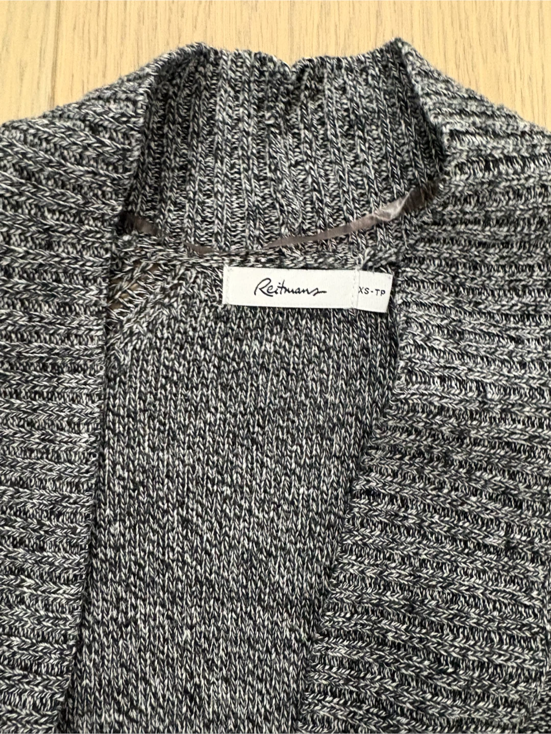Reitmans Grey Knit Cardigan XS - photo 2