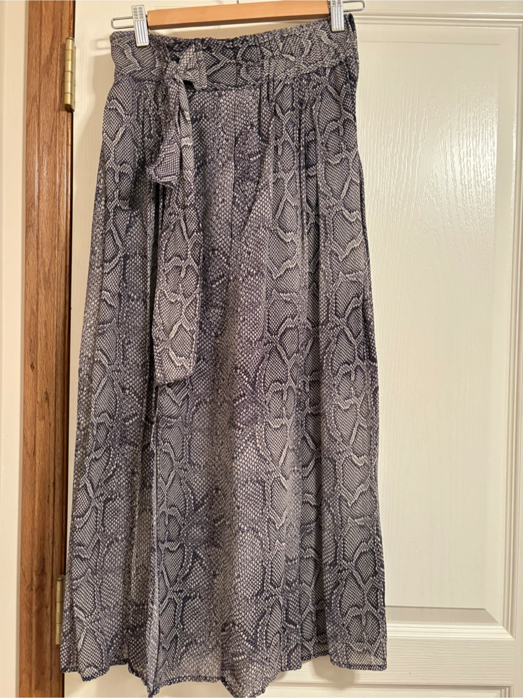 Maeve by Anthropologie snake print skirt