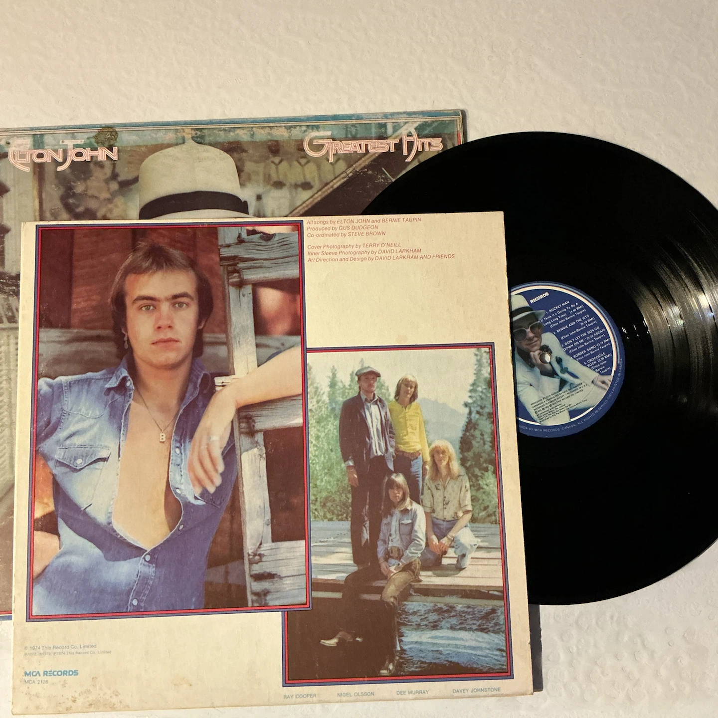 Elton John Greatest Hits Vinyl Record - photo 3