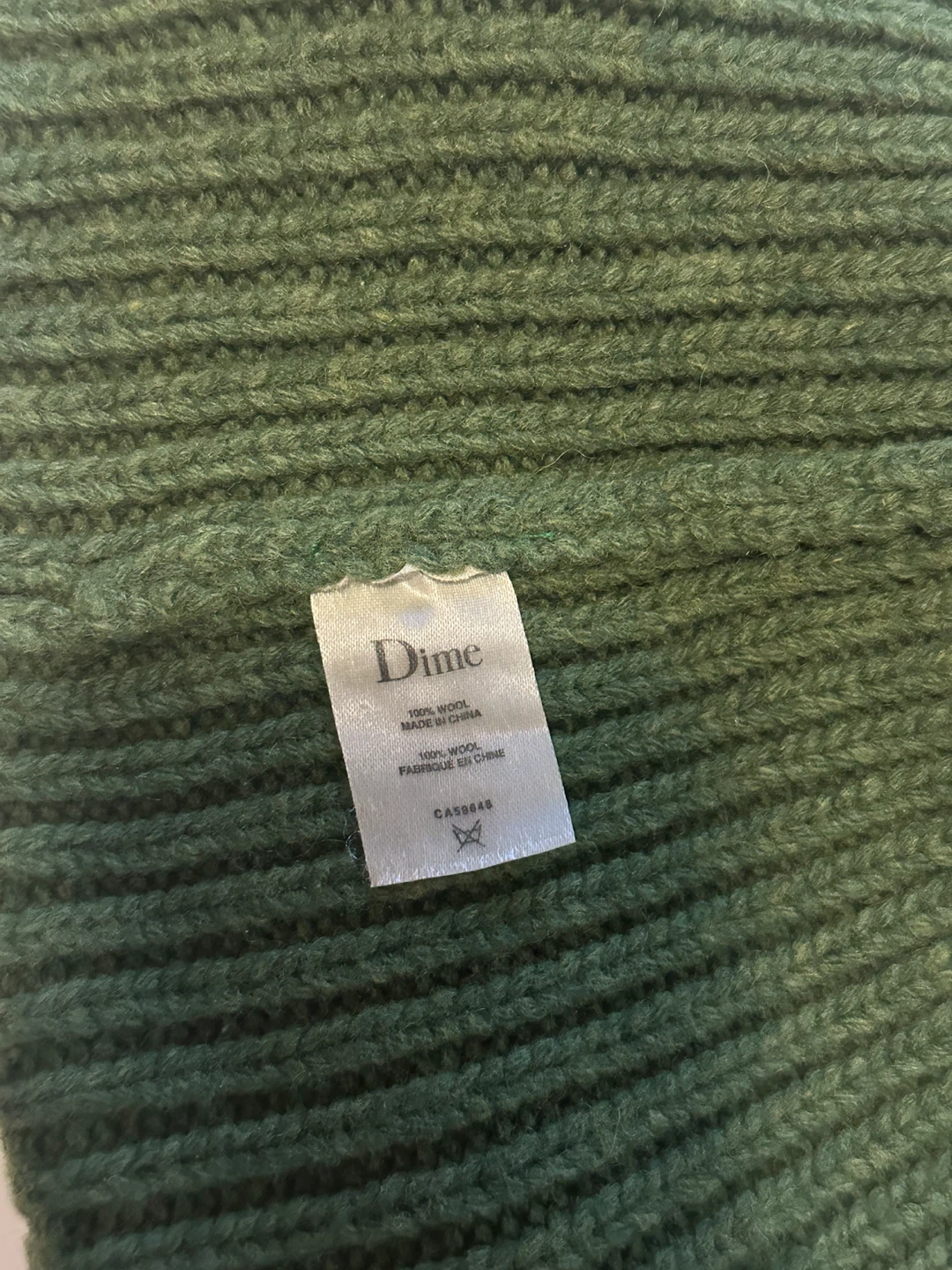 Dime Green Wool Beanie - photo 5