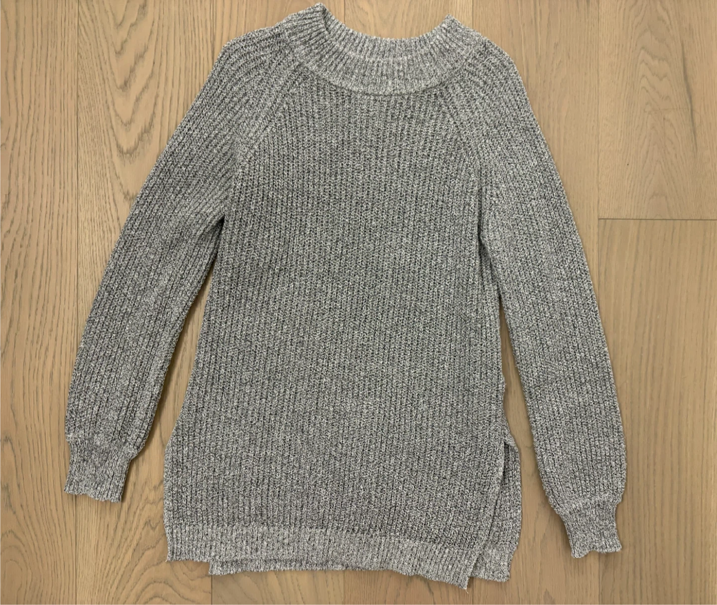 Roots Grey Marled Knit Sweater XS - photo 3