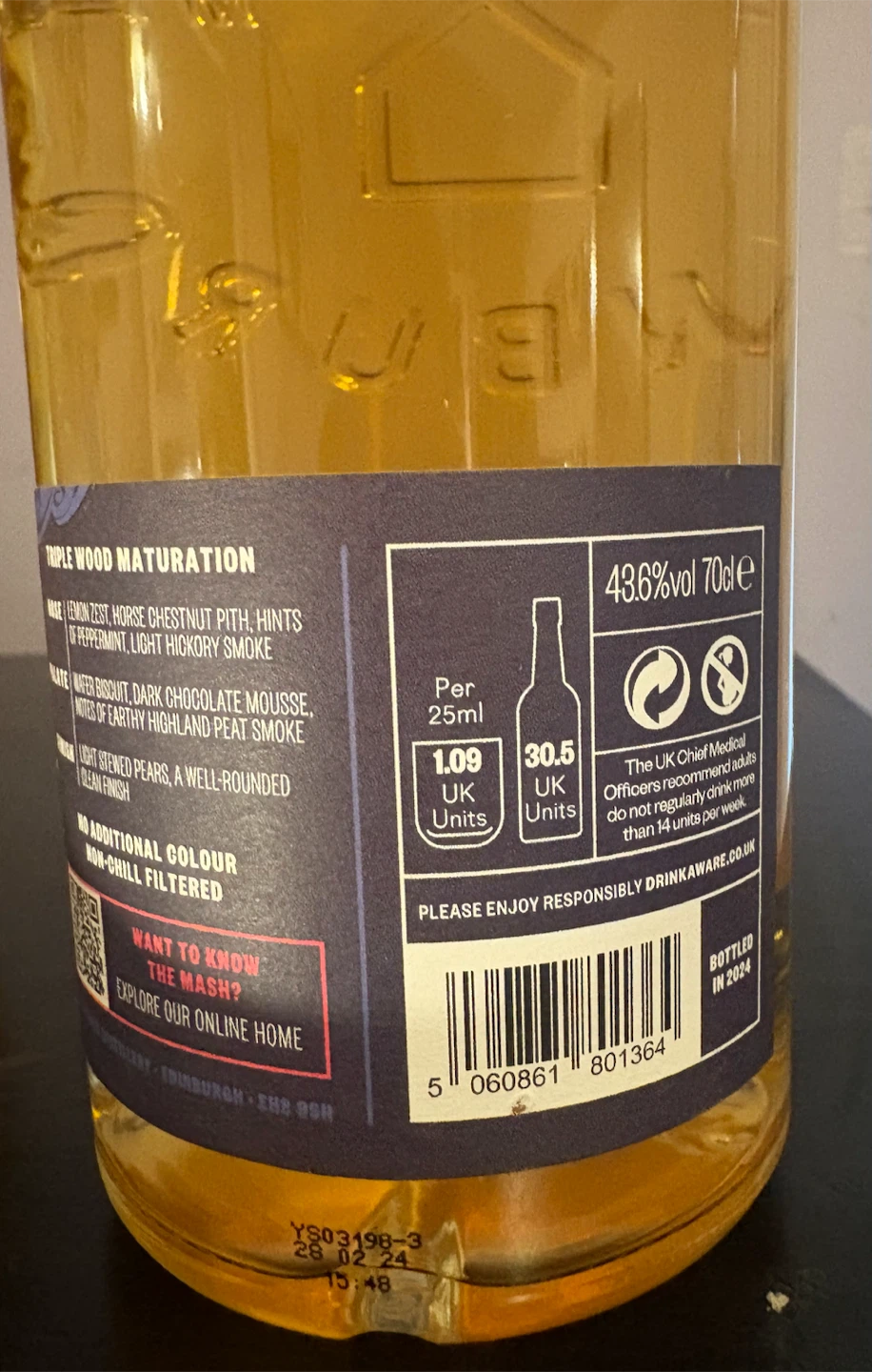 2 Bottles of Holyrood Distillery Embra Single Malt Scotch - photo 2