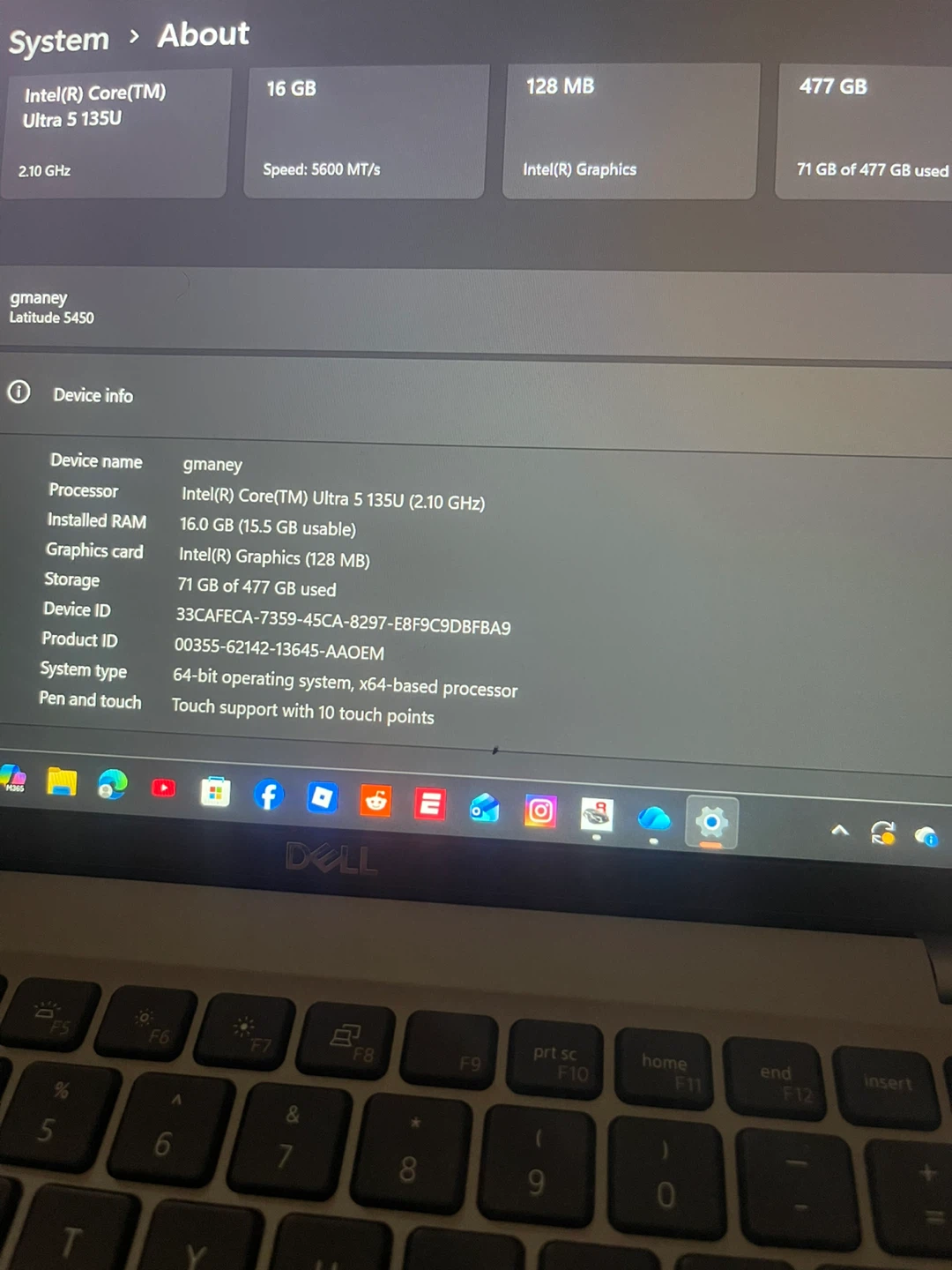 Dell Latitude 5450 Laptop - photo 5