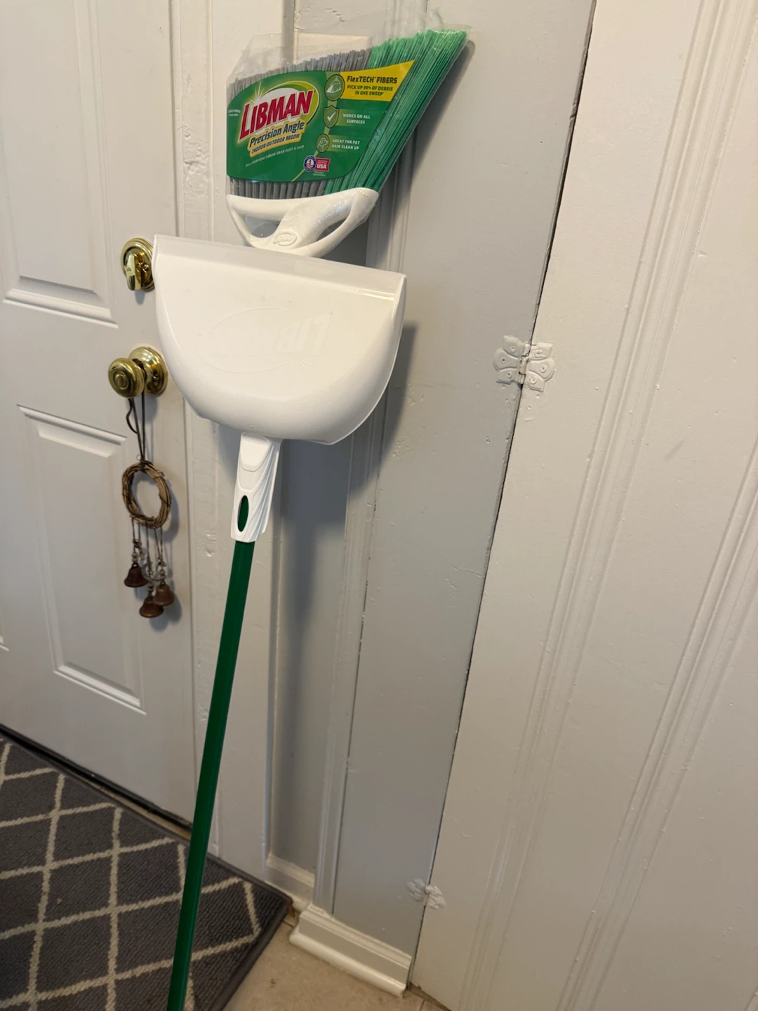 Libman Precision Angle Broom and Dustpan Set
