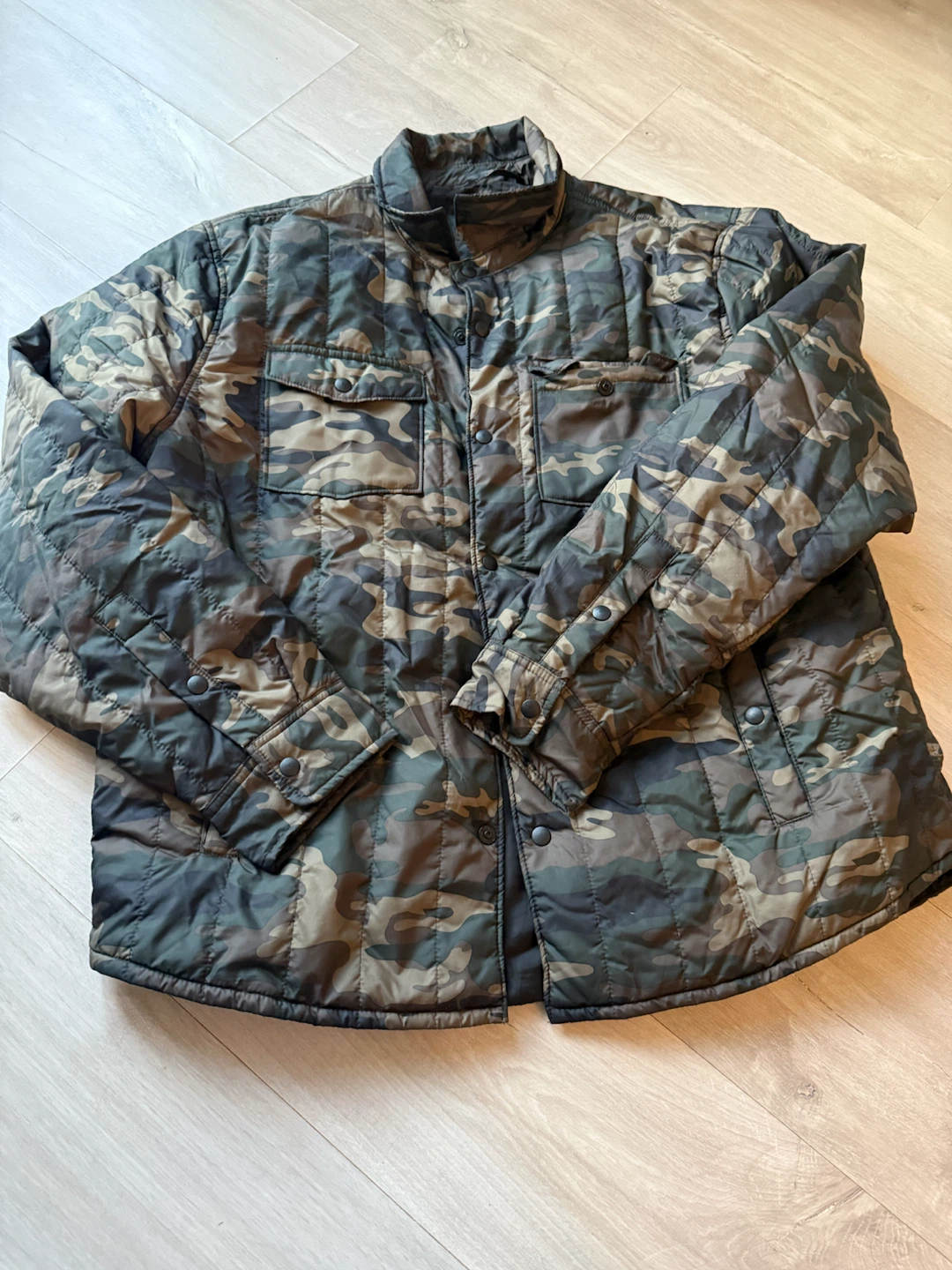 Camo Quilted Jacket