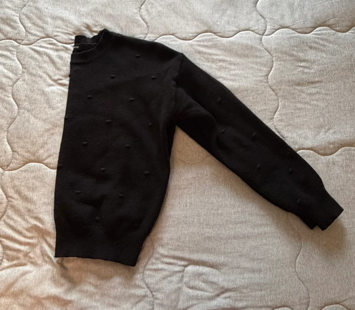 Kendall + Kylie Black Dot Sweater - photo 3