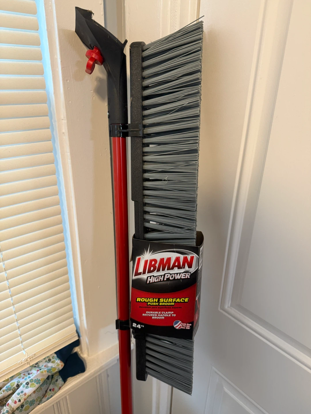 Libman High Power 24-inch Rough Surface Push Broom - photo 3