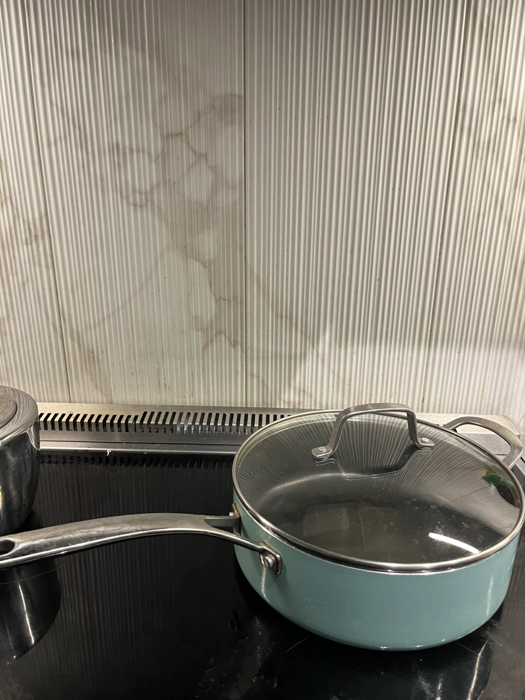 Set of two light blue pots - photo 2