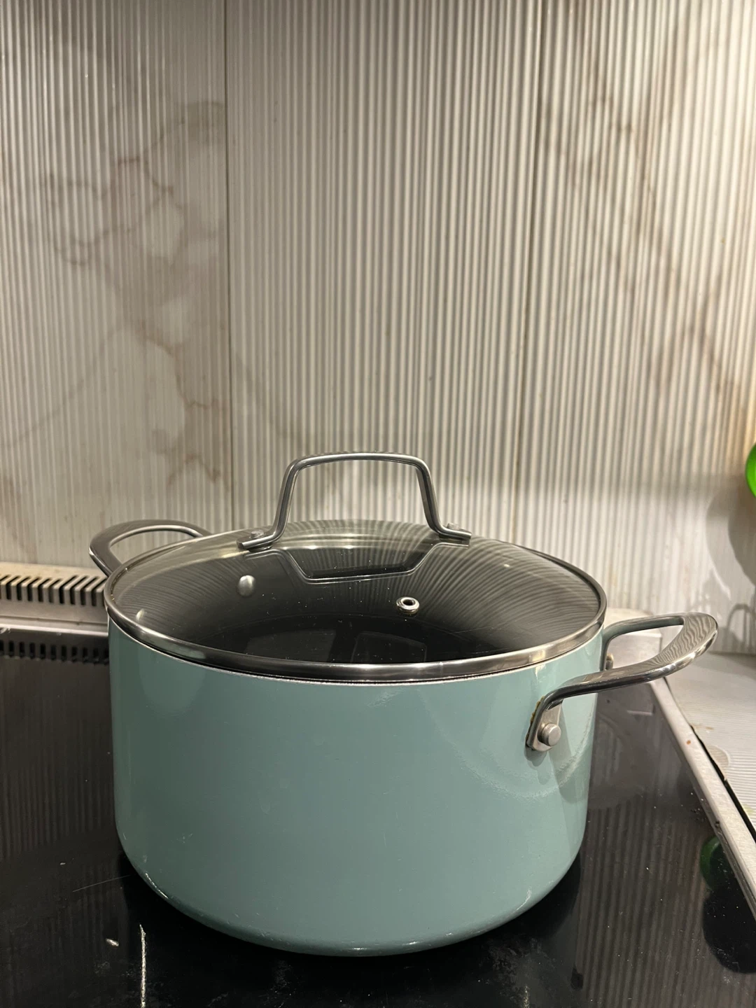 Set of two light blue pots - photo 3