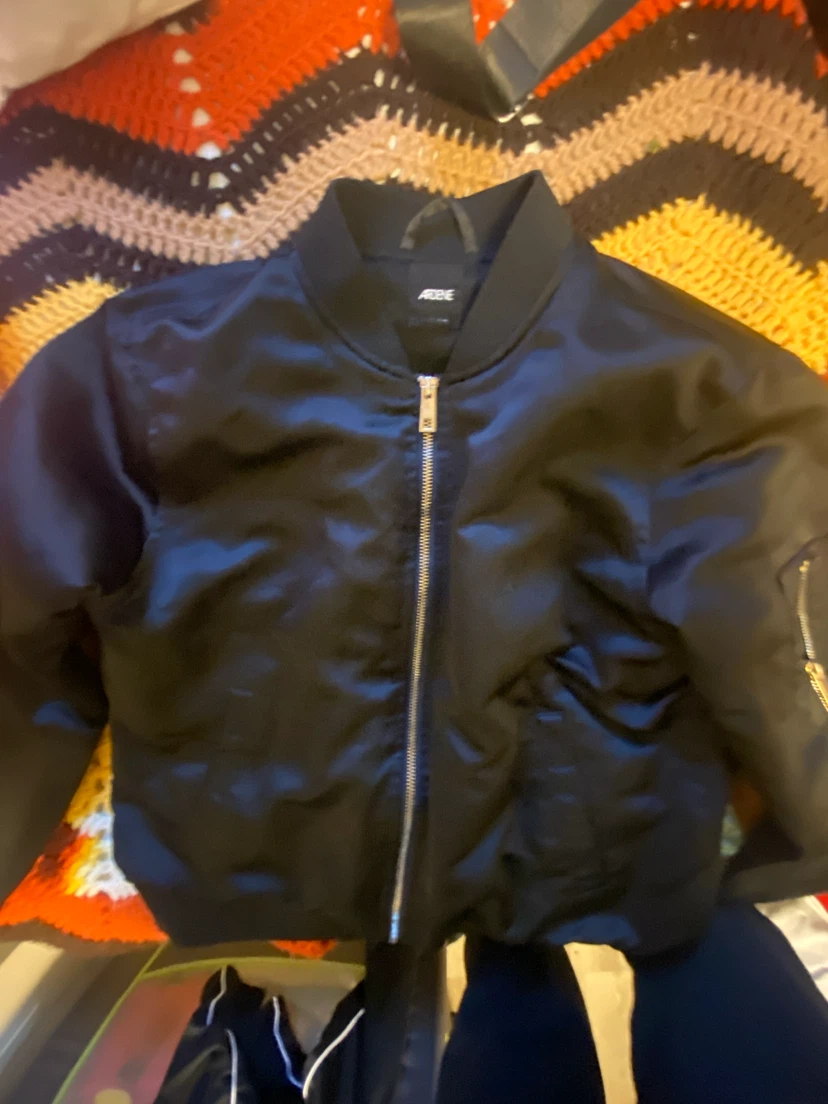 Ardene Black Bomber Jacket
