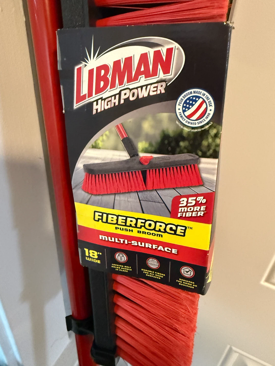 Libman FiberForce 18-inch Multi-Surface Push Broom - photo 2