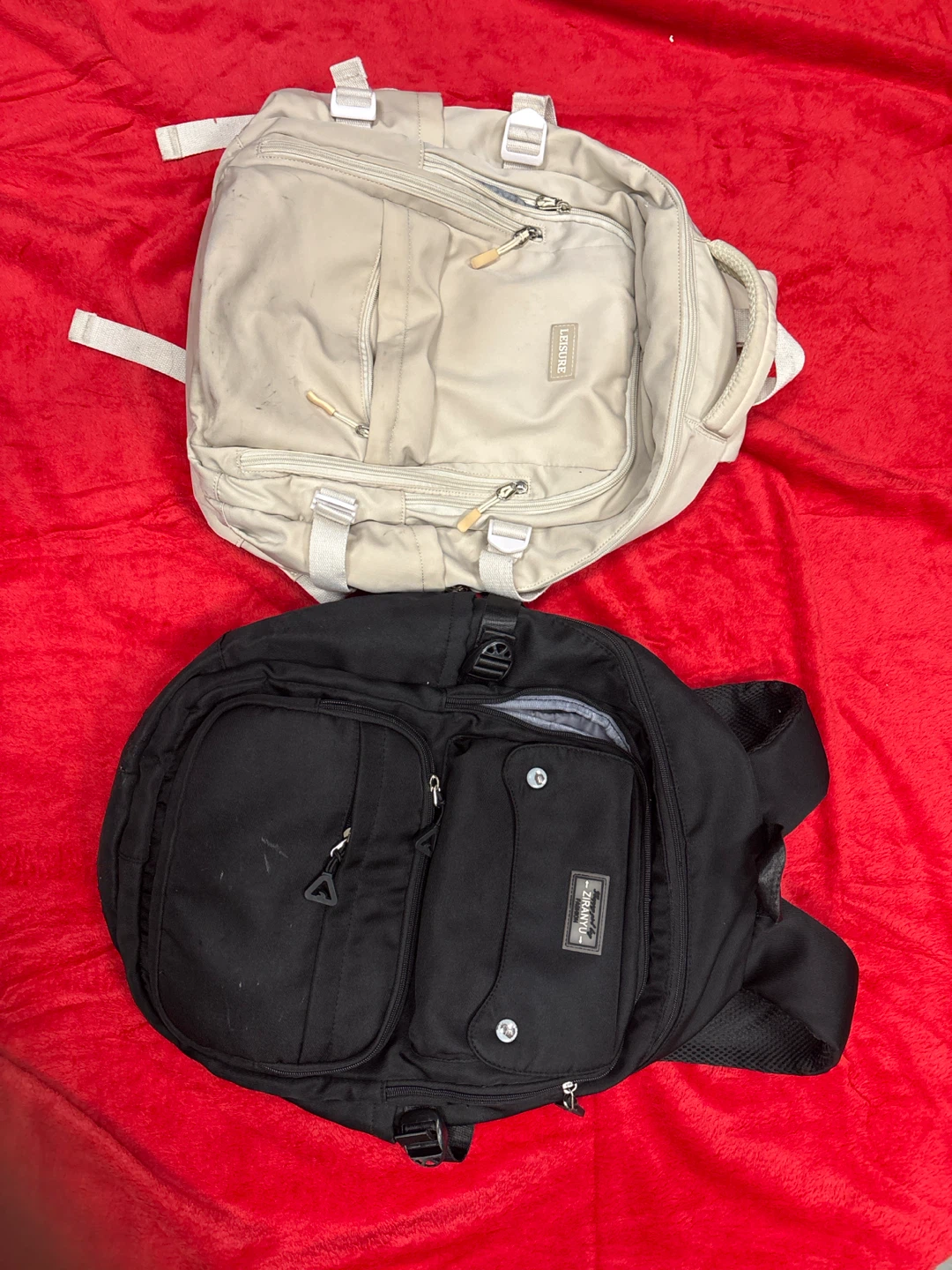 Set of two backpacks (Leisure and Ziranyu)