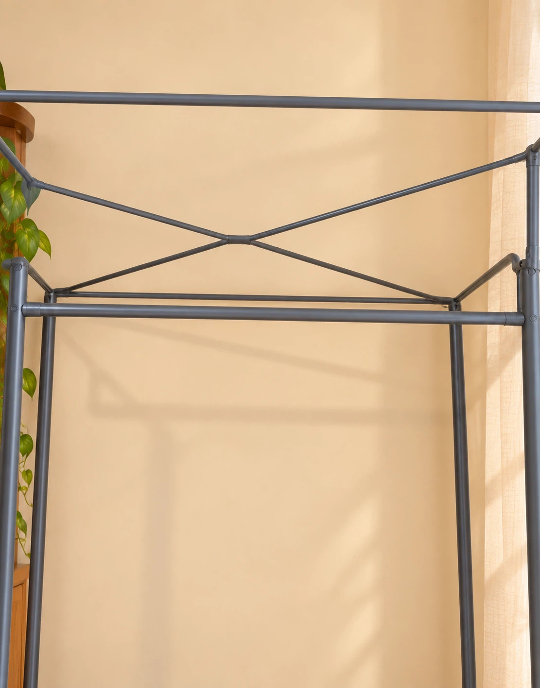 Disassembled Metal Clothing Rack - photo 4