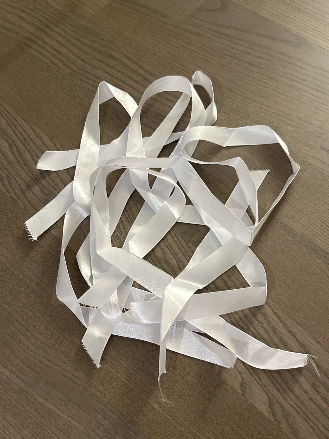 🏈White Satin Ribbon
