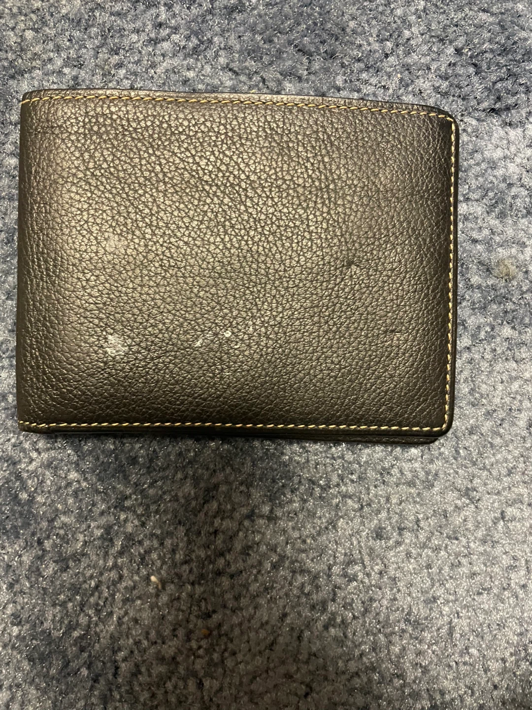 Brown Leather Bi-Fold Wallet