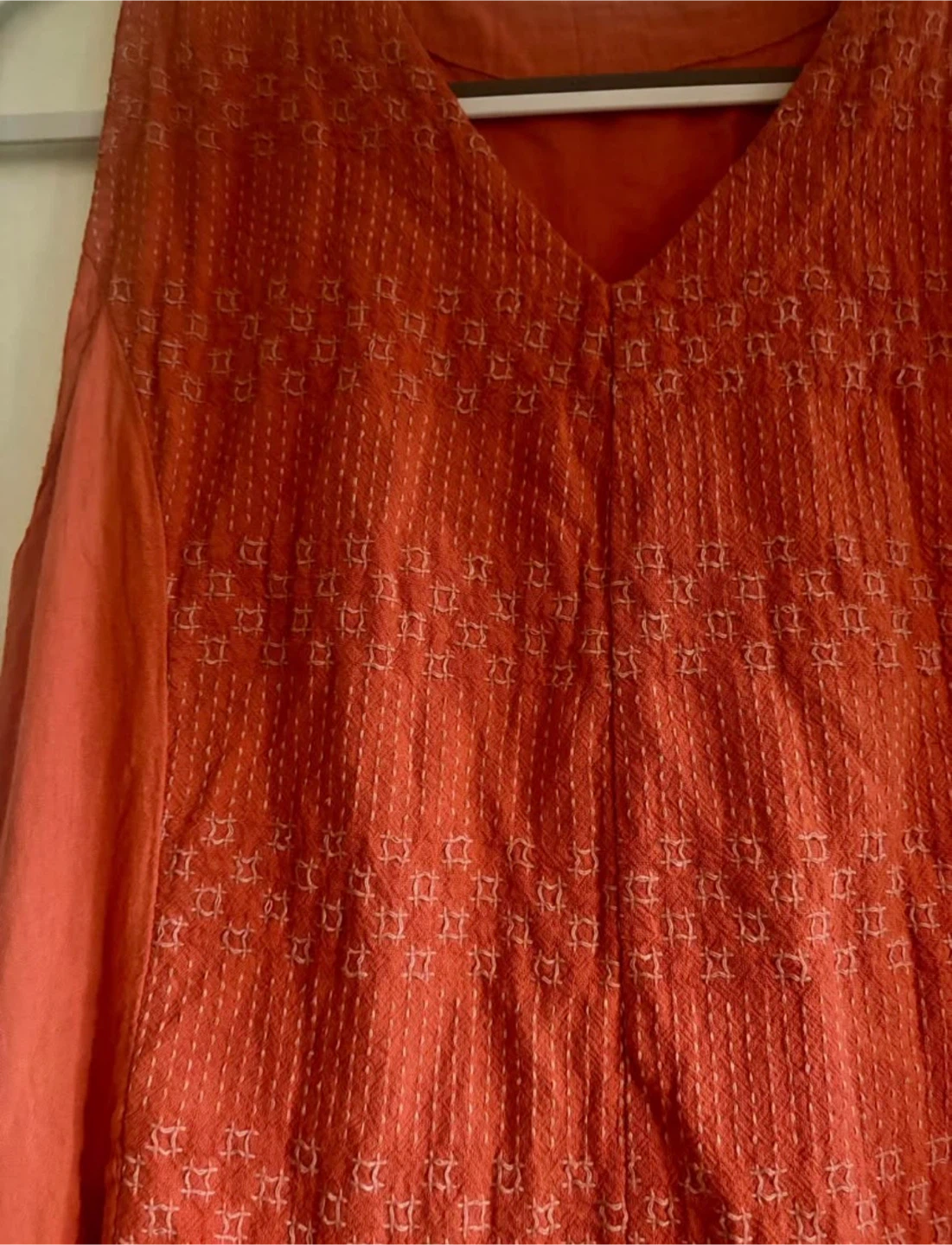 🏈Orange sleeveless tiered dress - photo 2