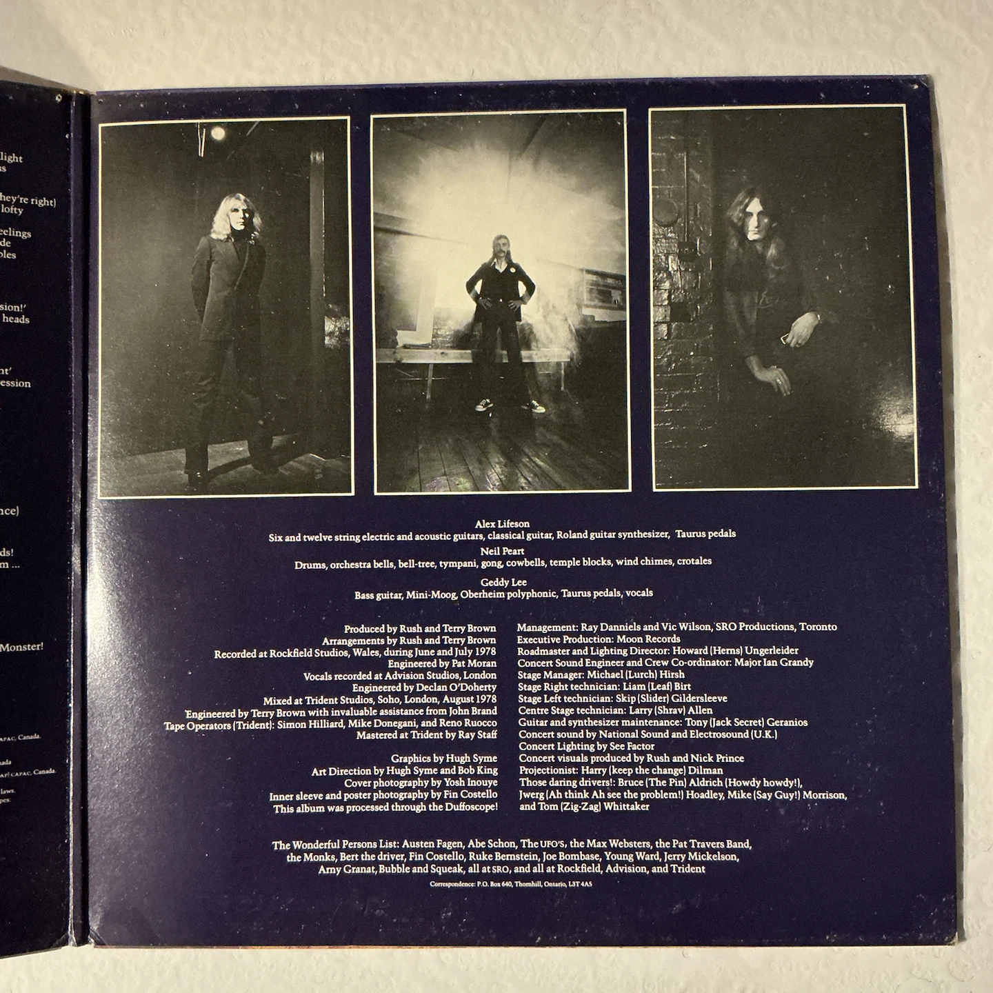 Rush Hemispheres Vinyl Record - photo 3