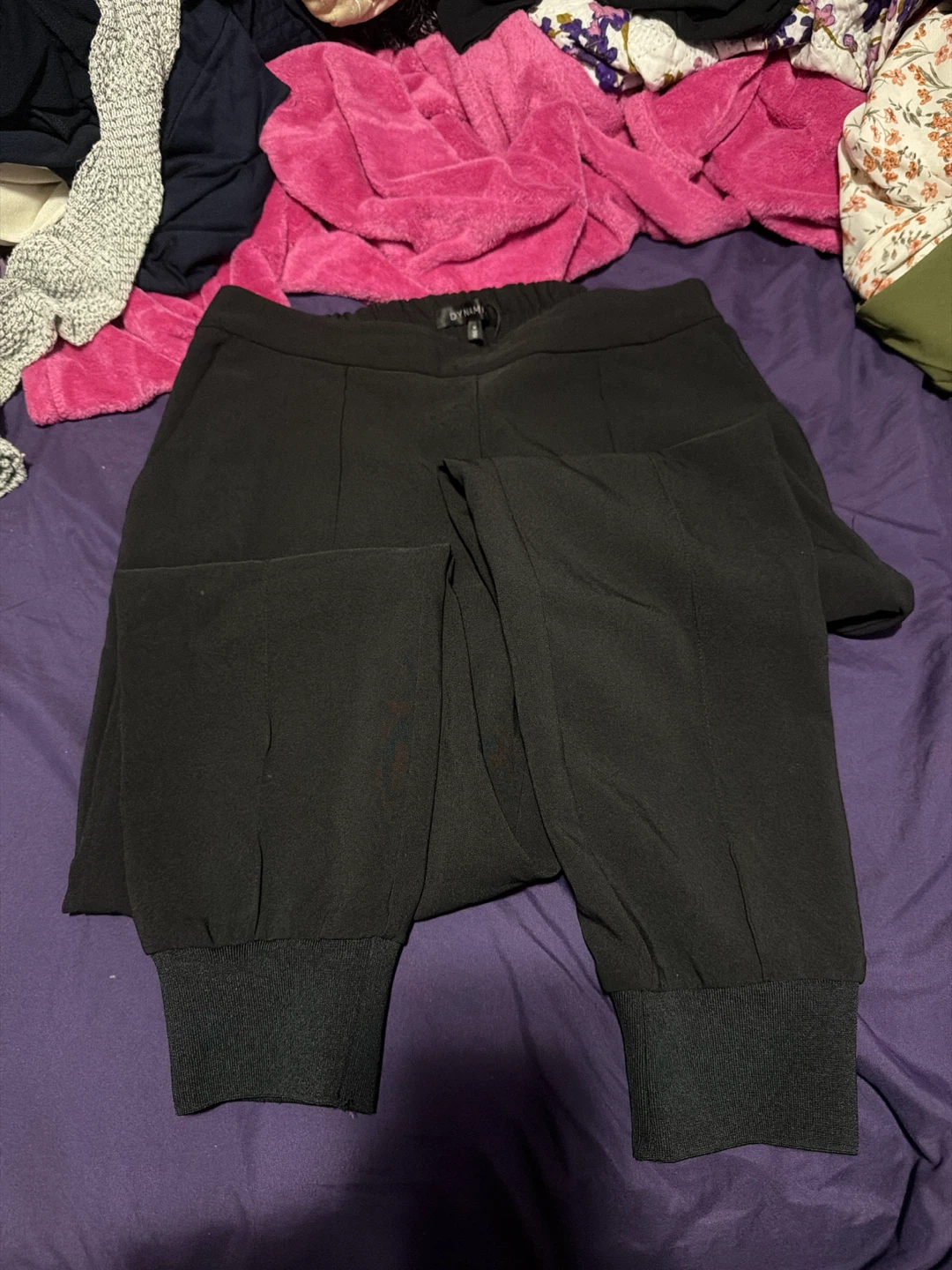 Black joggers