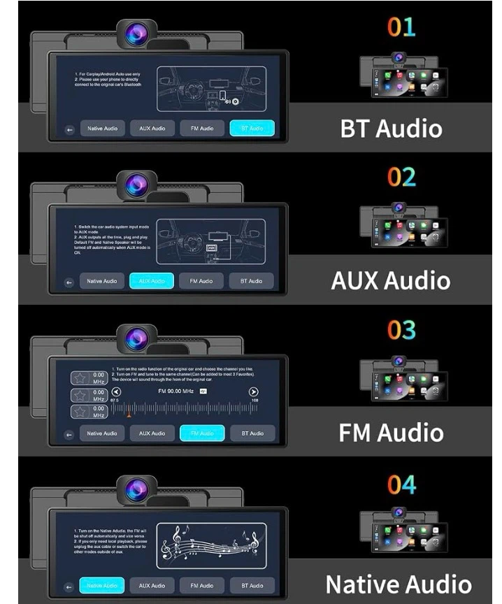 10.26 Inch Wireless Carplay Stereo System - photo 3