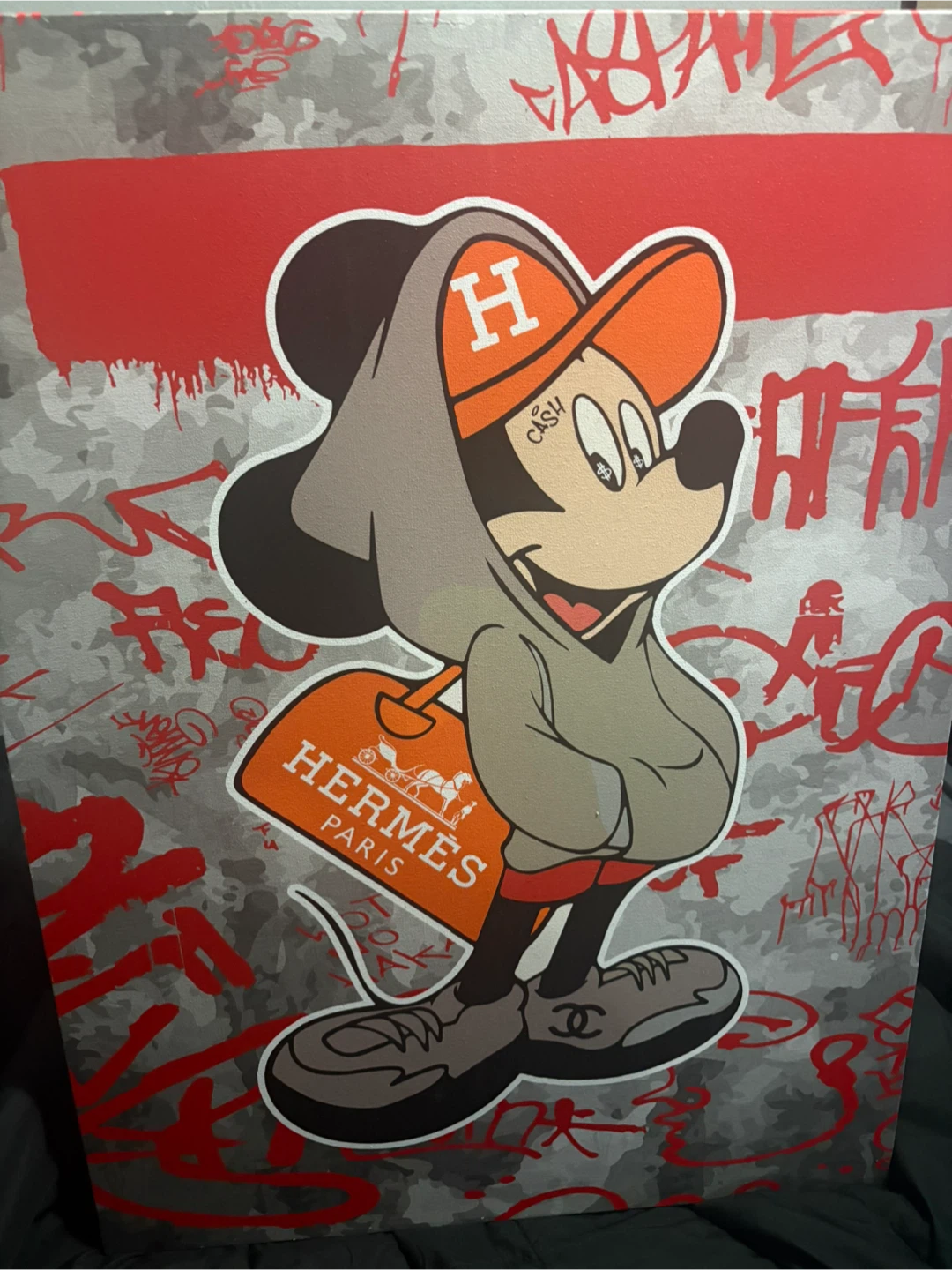 Mickey Mouse Urban Canvas Art Print - photo 2