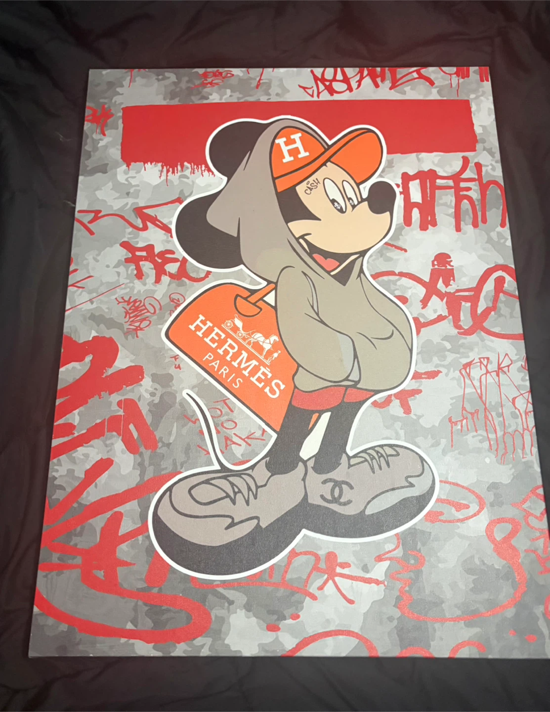 Mickey Mouse Urban Canvas Art Print - photo 3