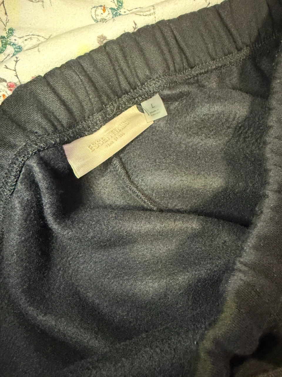 Essentials Fear of God Black Sweatpants - photo 4