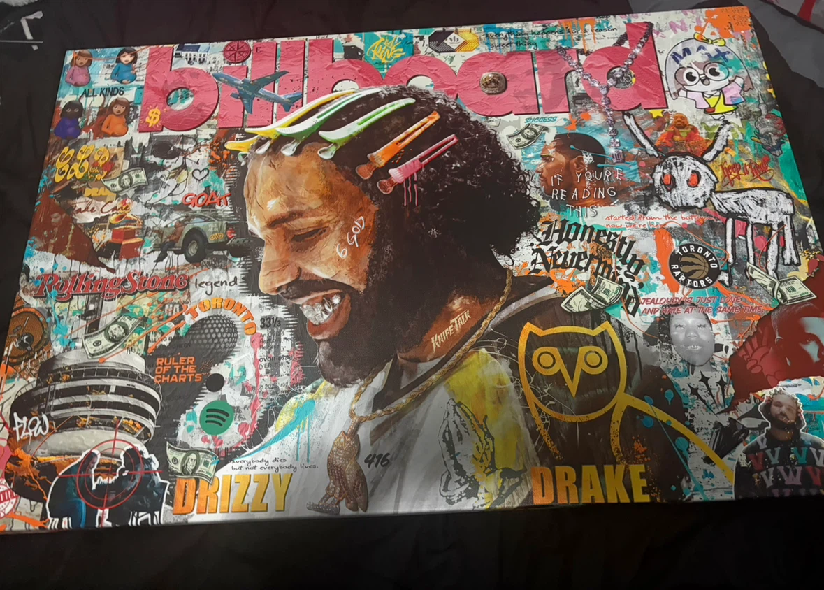 Drake Collage Canvas Print - photo 4
