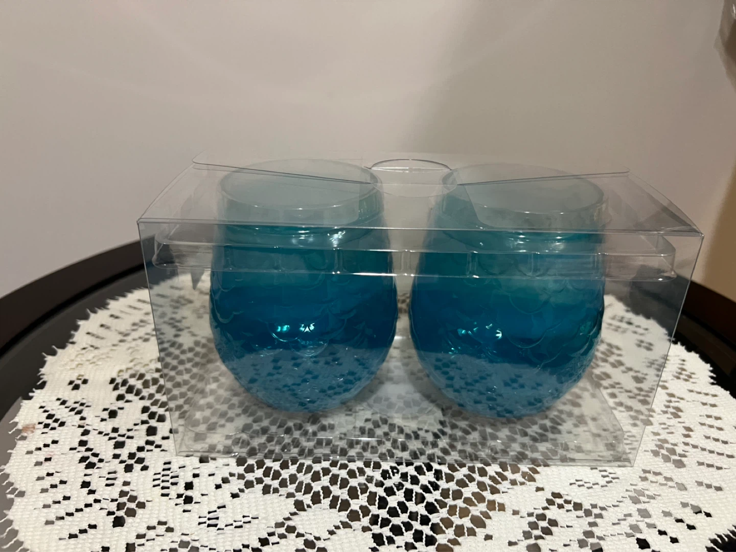 🏈Celebrate Together Coastal Ombre Stemless Wine Glass Set