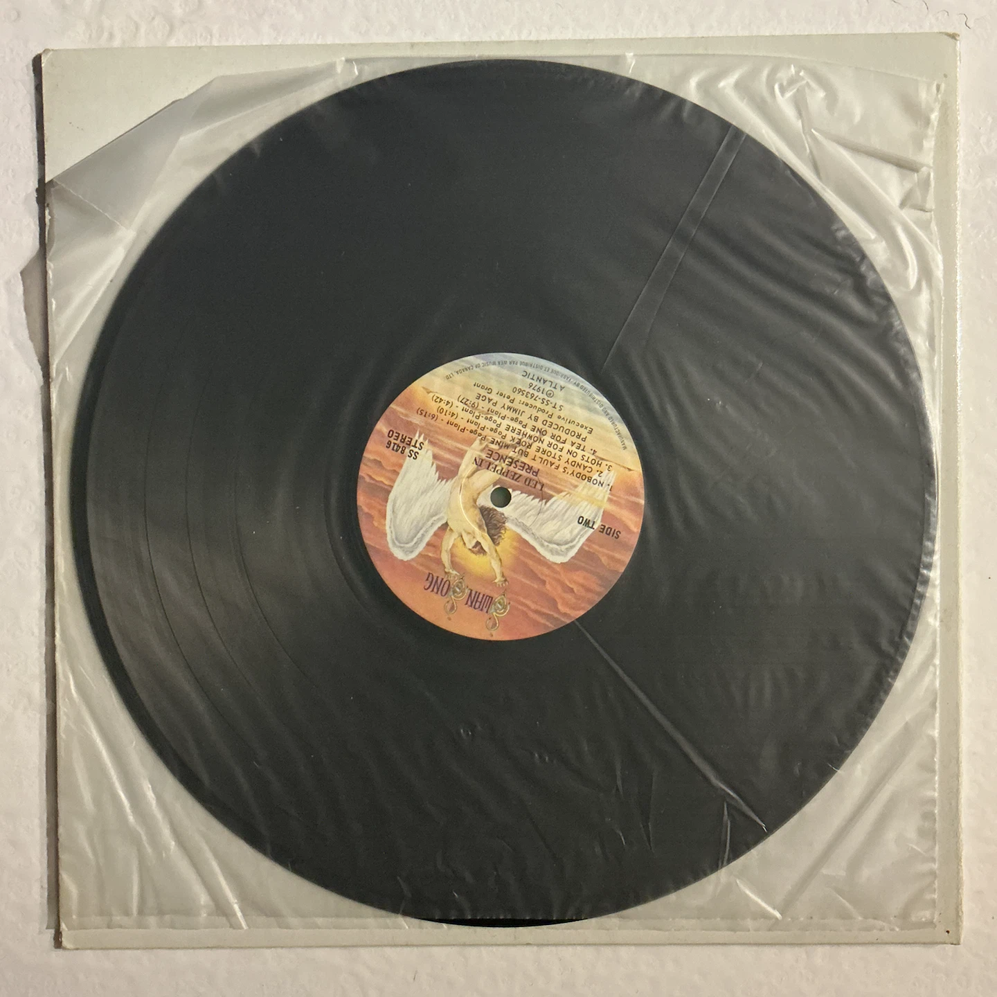 Led Zeppelin Presence Vinyl Record 1976 - photo 4